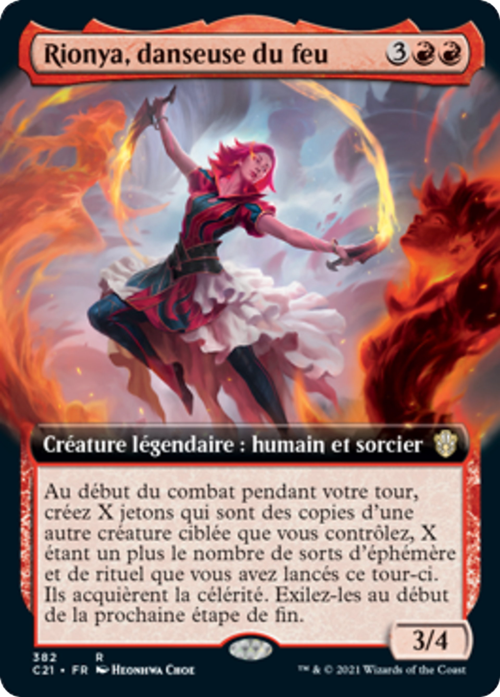 Rionya, danseuse du feu — Commander 2021 — Magic: The Gathering