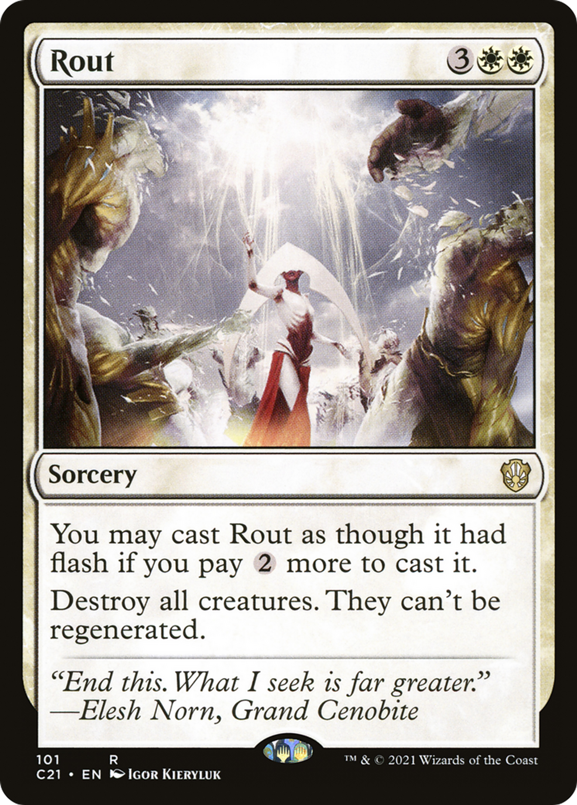 Rout — Commander 2021 — Magic: The Gathering