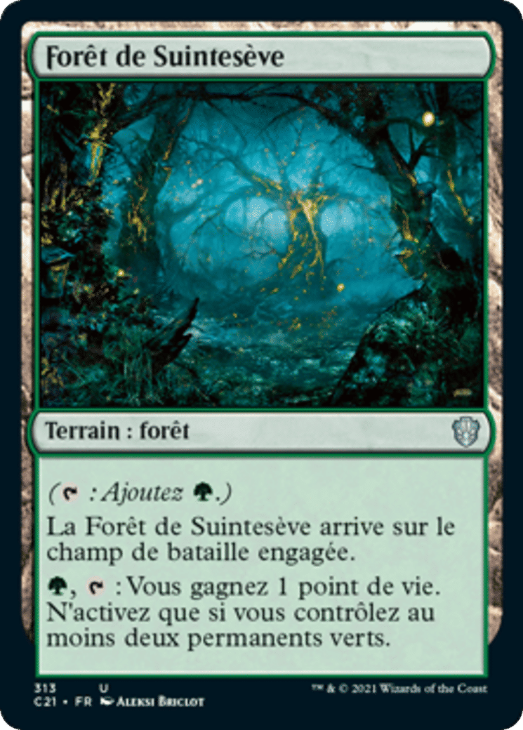 Forêt de Suintesève — Commander 2021 — Magic: The Gathering