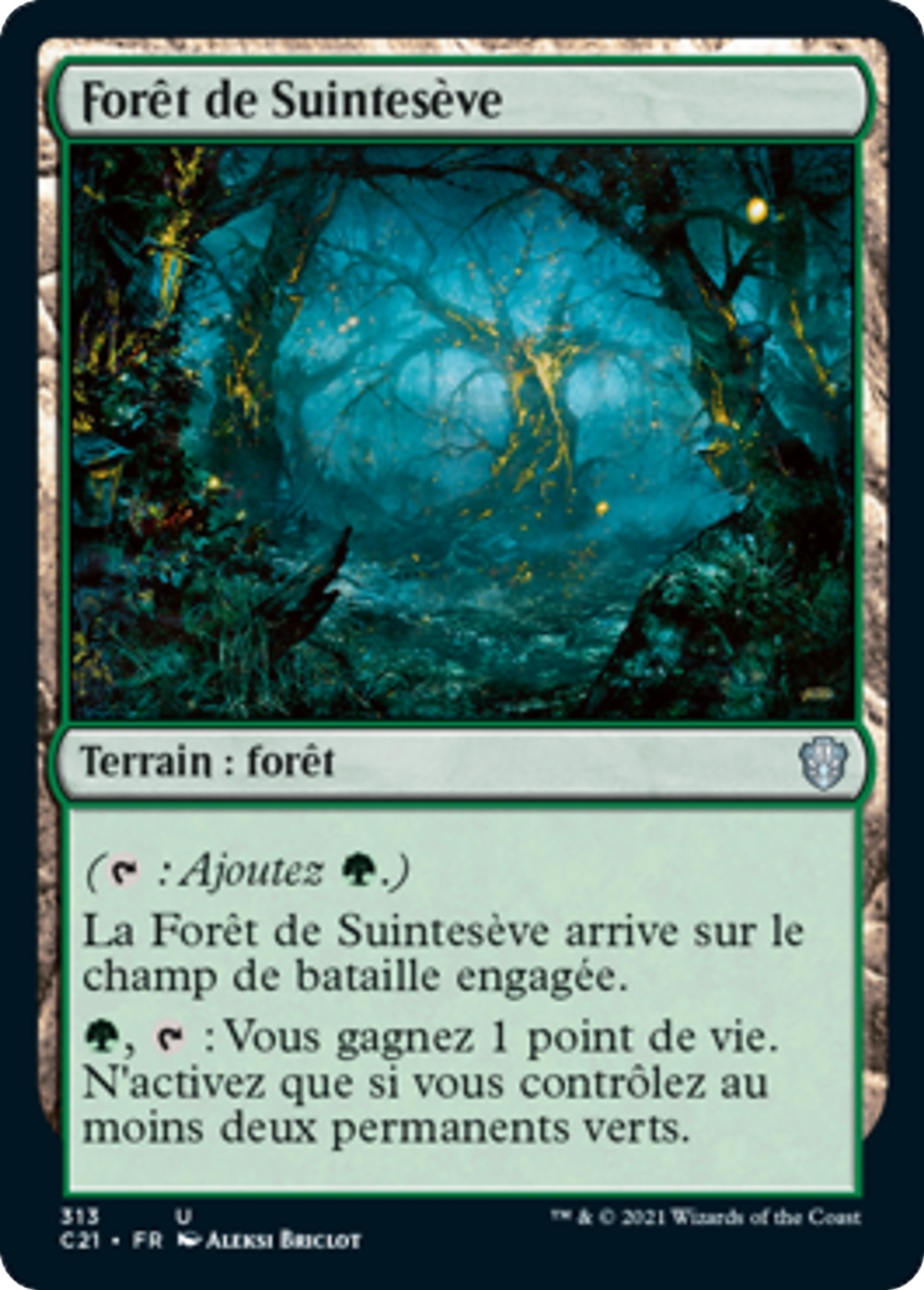 Forêt de Suintesève — Commander 2021 — Magic: The Gathering