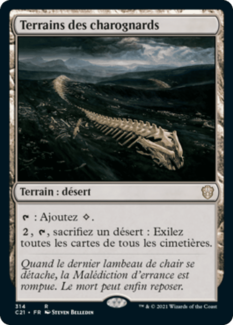 Terrains des charognards — Commander 2021 — Magic: The Gathering