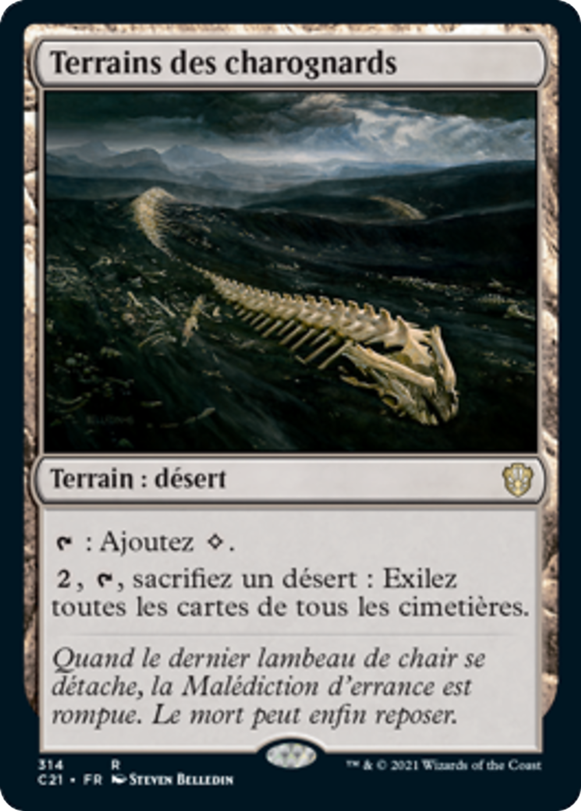 Terrains des charognards — Commander 2021 — Magic: The Gathering