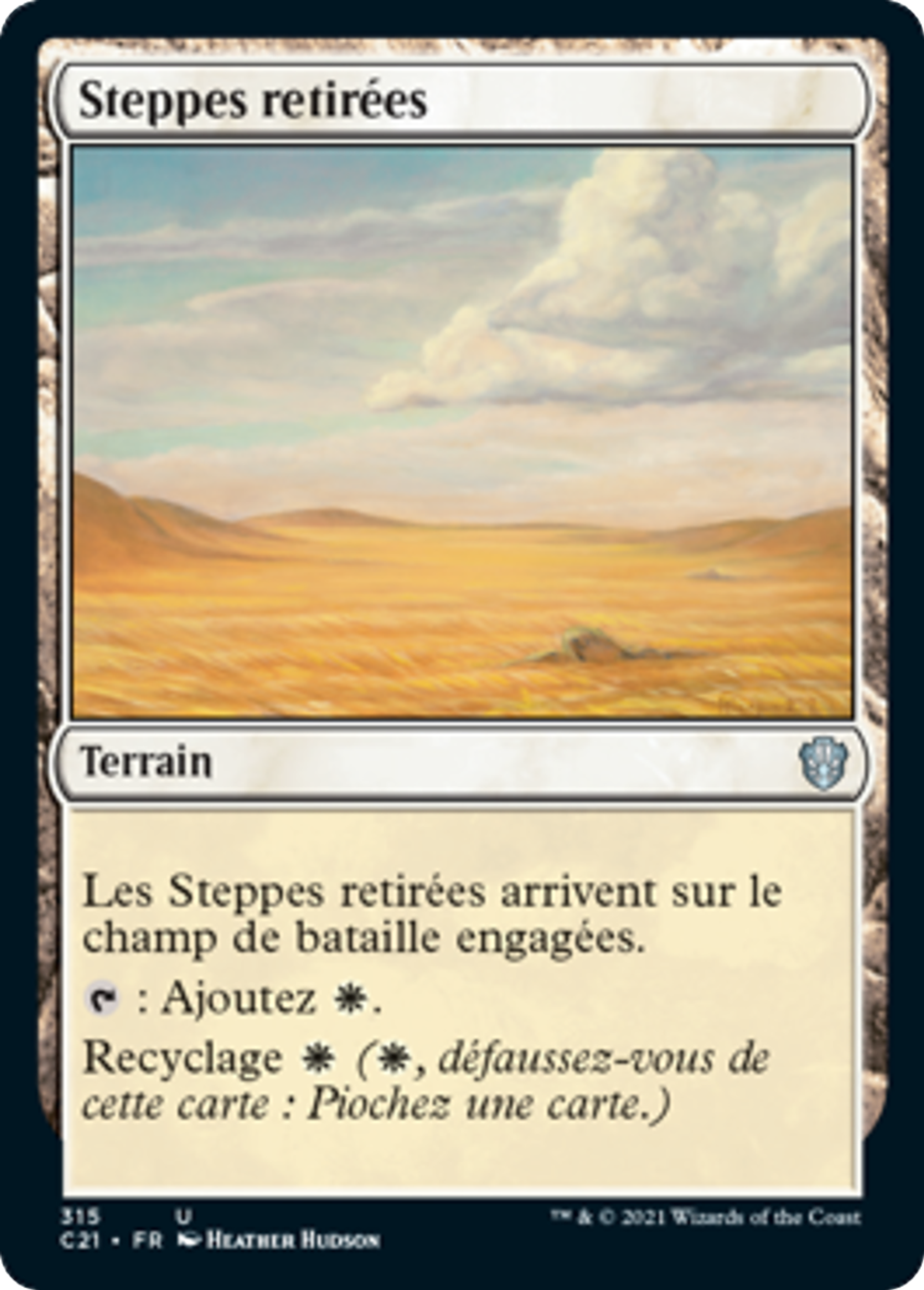 Steppes retirées — Commander 2021 — Magic: The Gathering