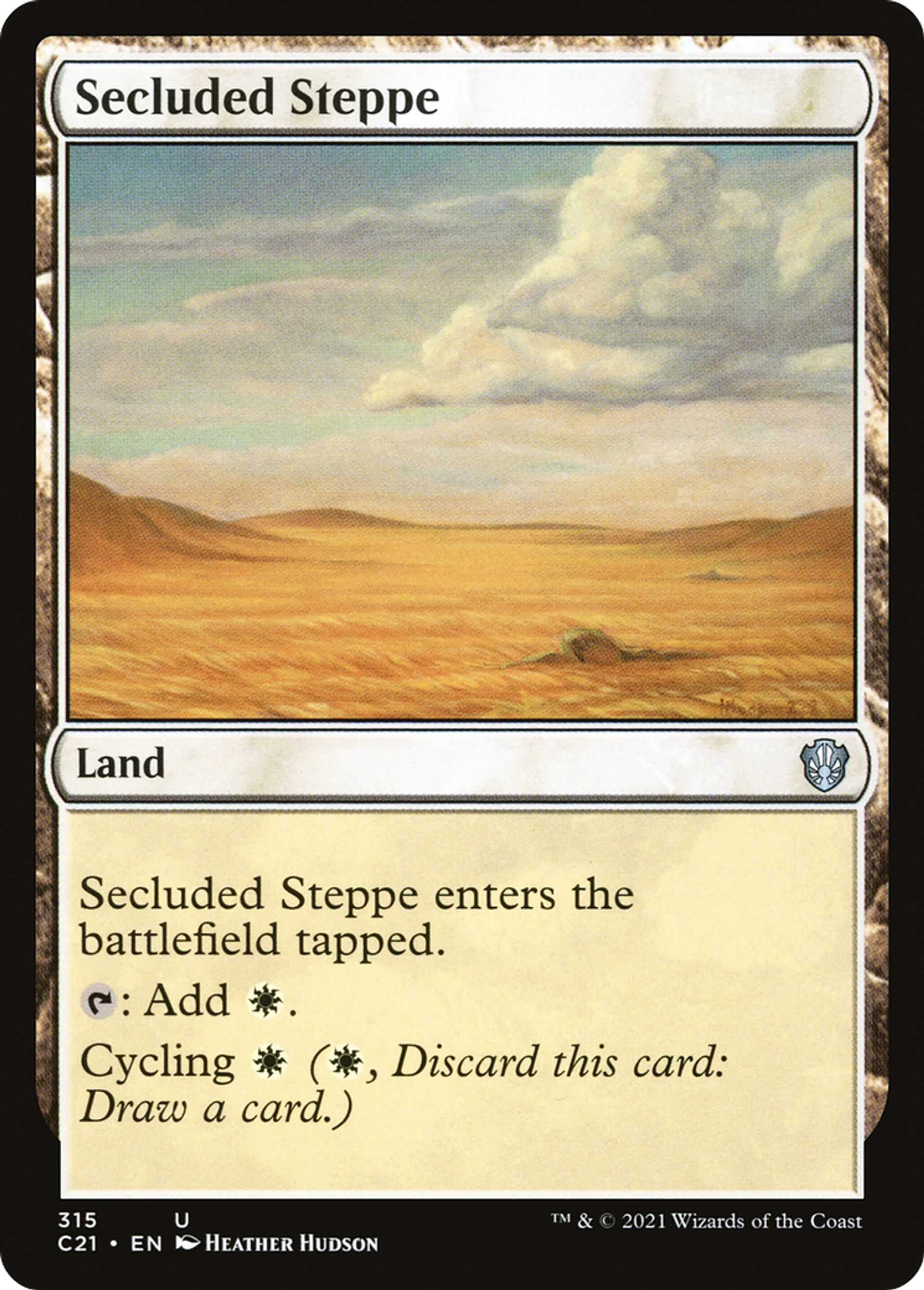 Secluded Steppe — Commander 2021 — Magic: The Gathering