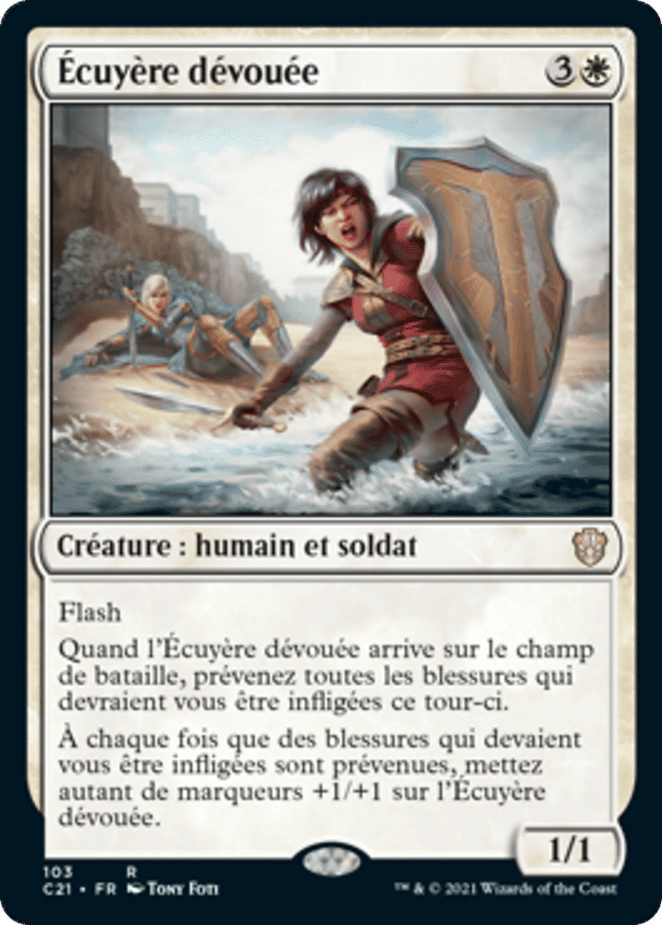 Écuyère dévouée — Commander 2021 — Magic: The Gathering