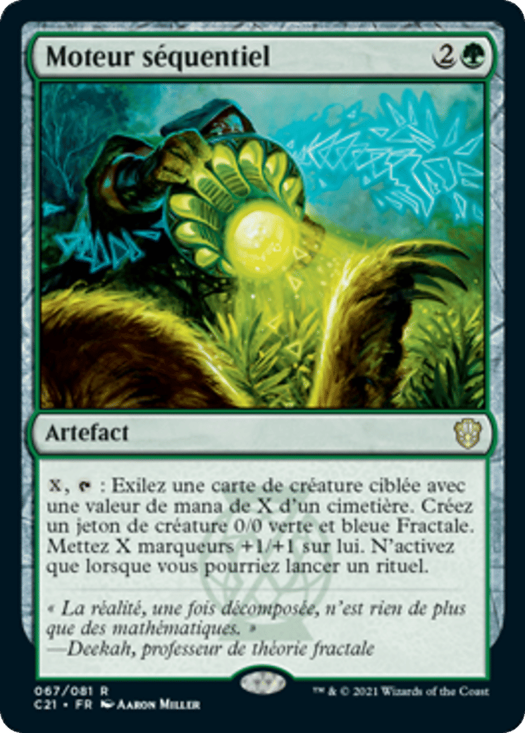 Moteur séquentiel — Commander 2021 — Magic: The Gathering