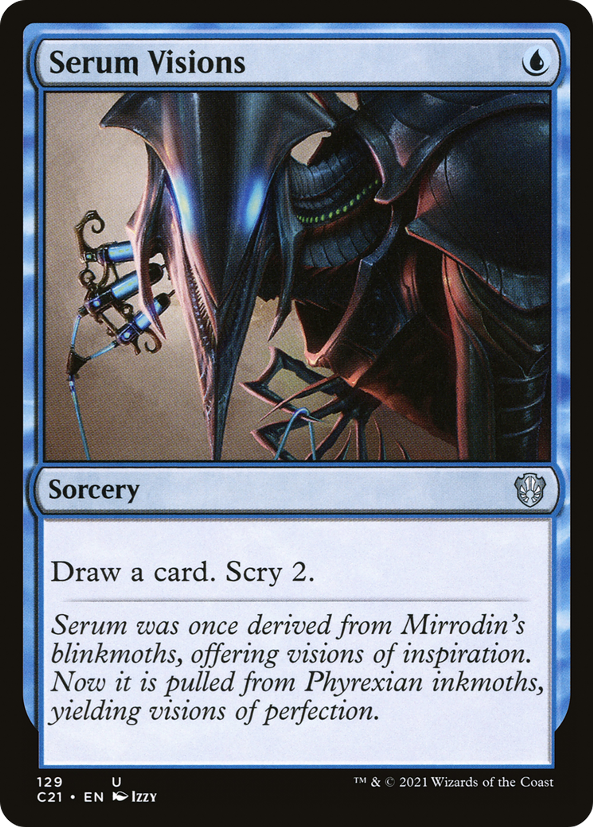 Serum Visions — Commander 2021 — Magic: The Gathering