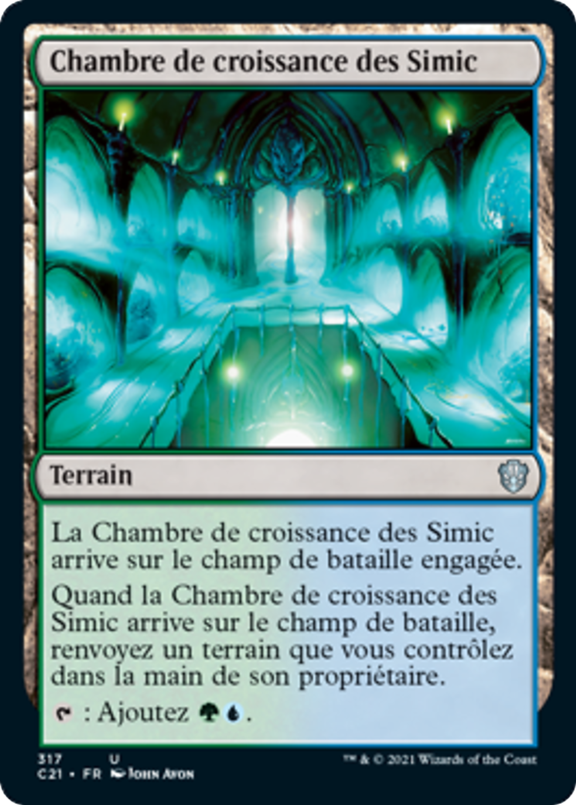 Chambre de croissance des Simic — Commander 2021 — Magic: The Gathering