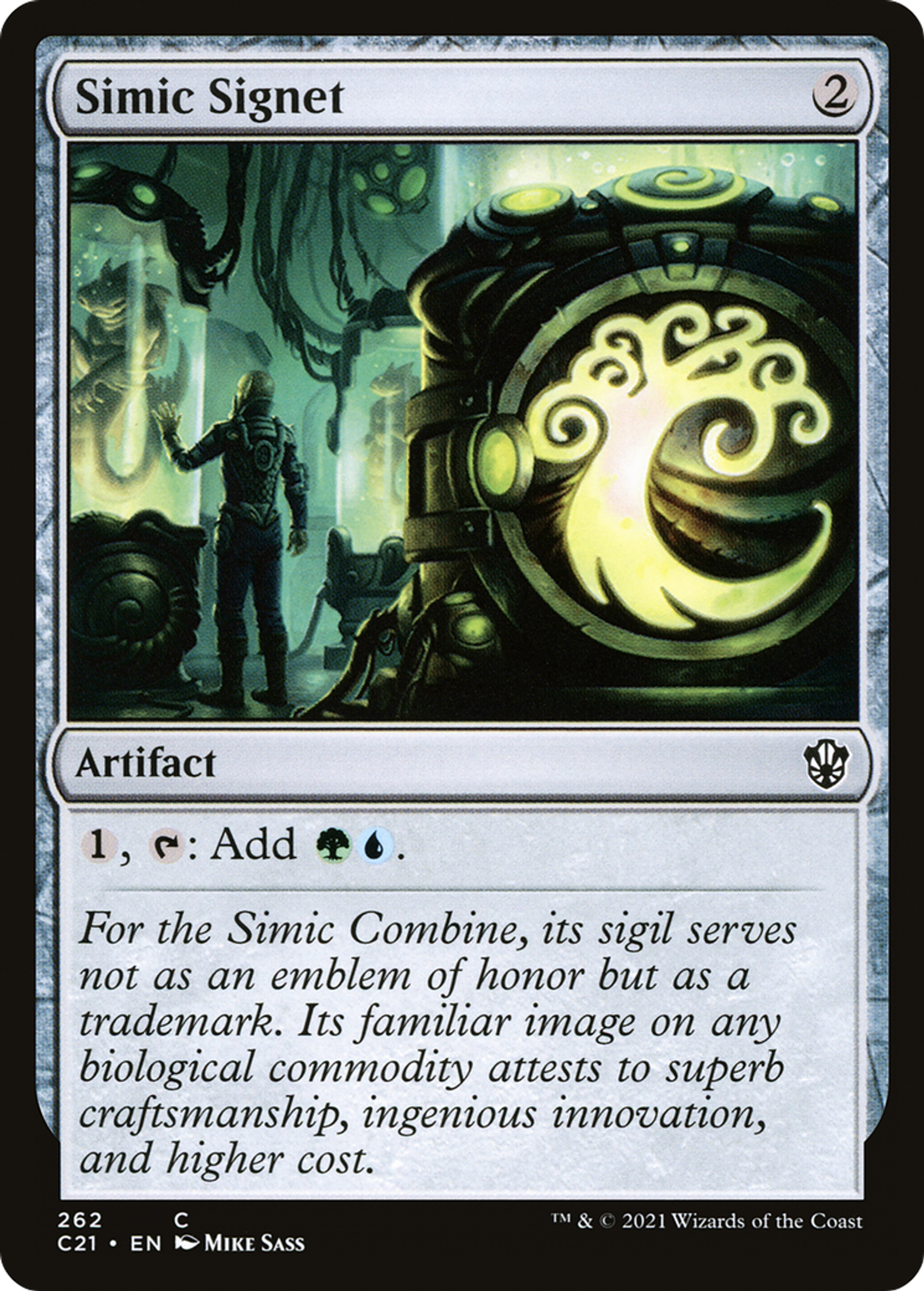 Simic Signet — Commander 2021 — Magic: The Gathering