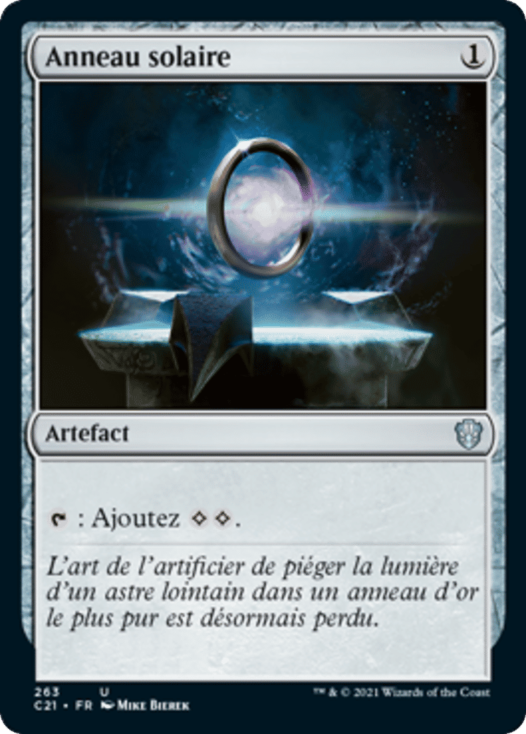 Anneau solaire — Commander 2021 — Magic: The Gathering
