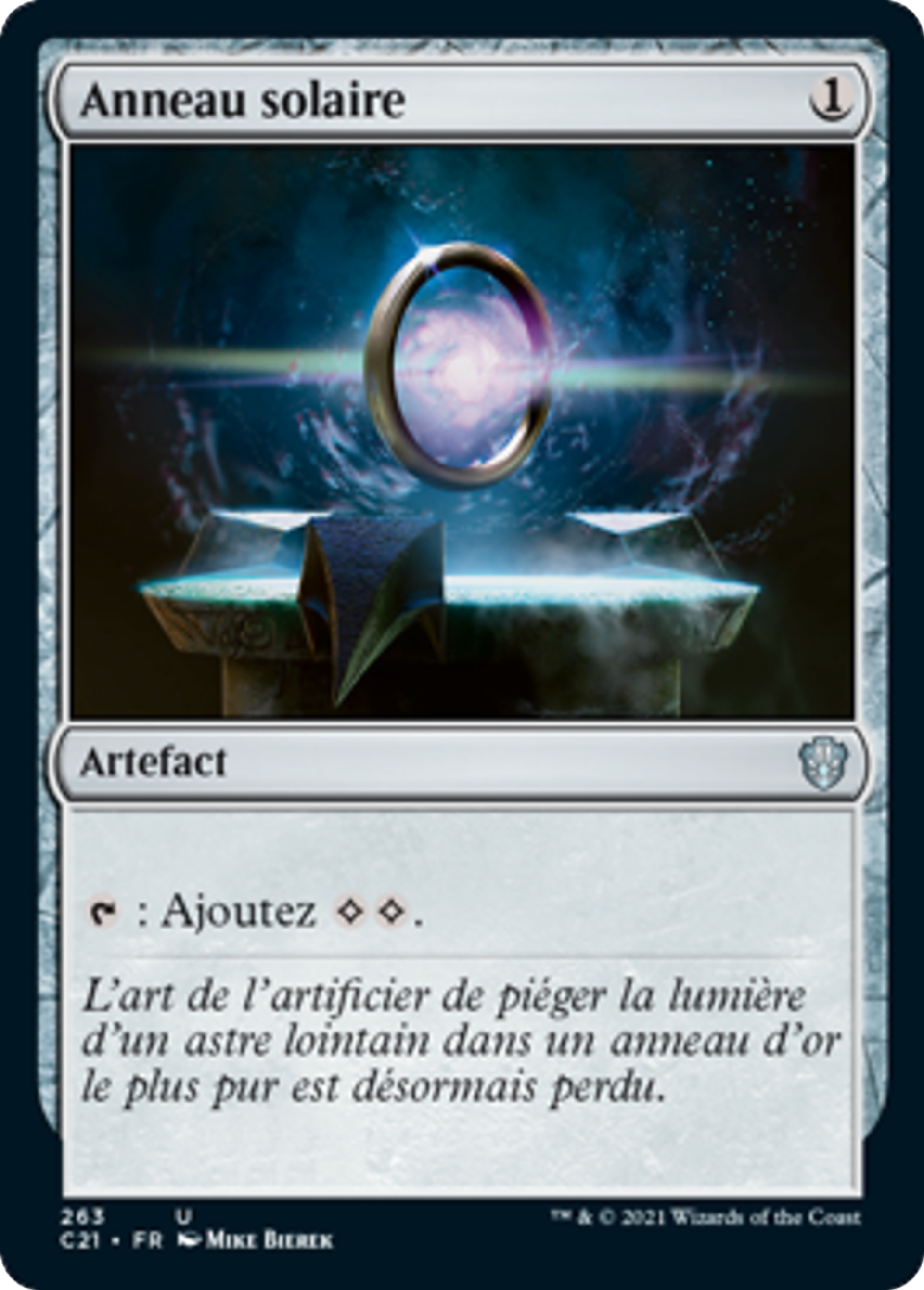 Anneau solaire — Commander 2021 — Magic: The Gathering