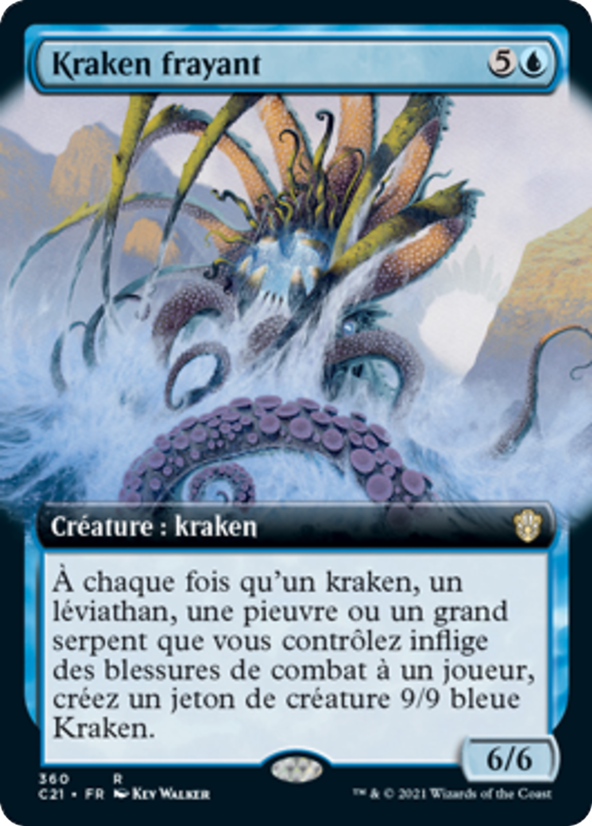 Kraken frayant — Commander 2021 — Magic: The Gathering