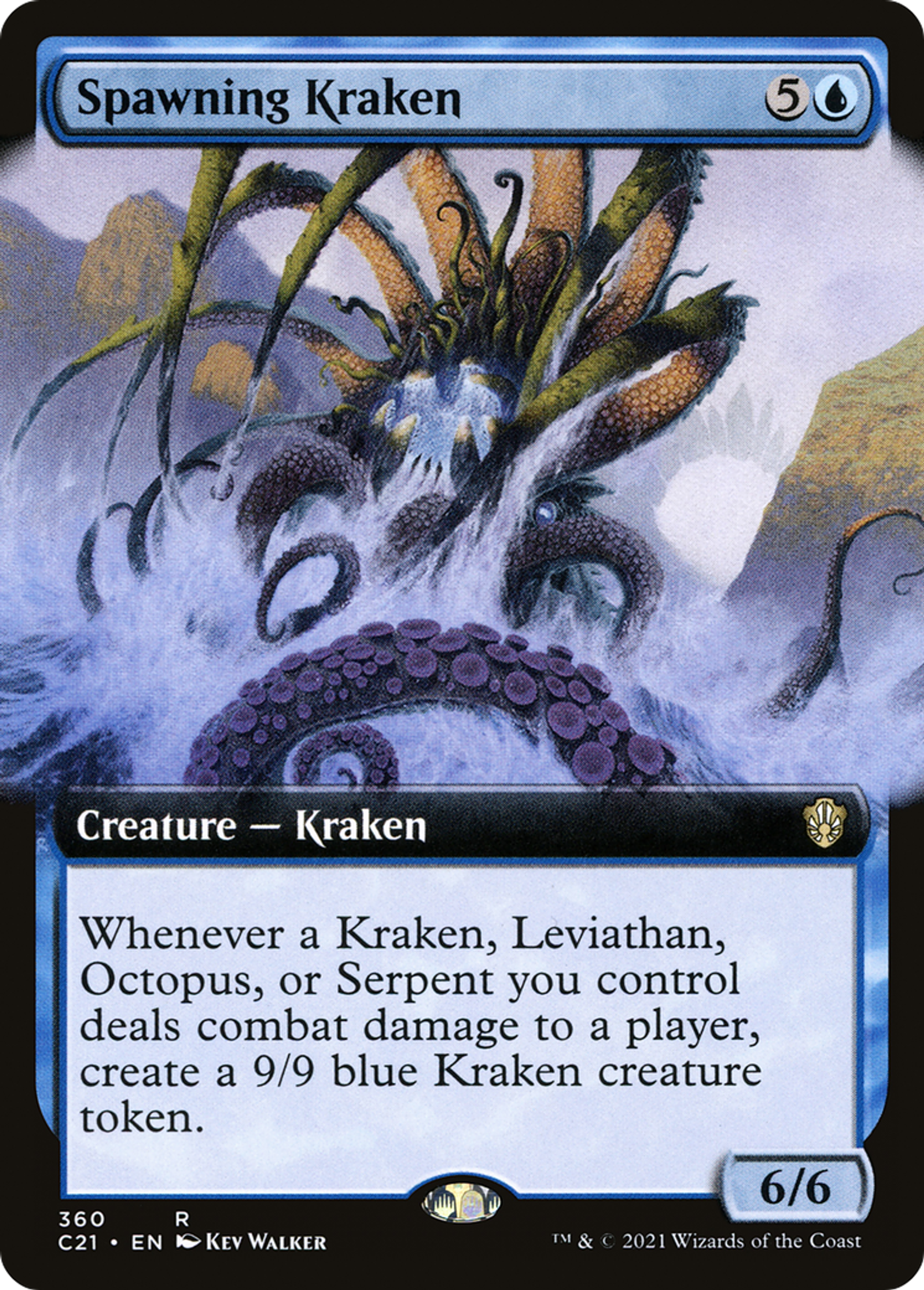 Spawning Kraken — Commander 2021 — Magic: The Gathering