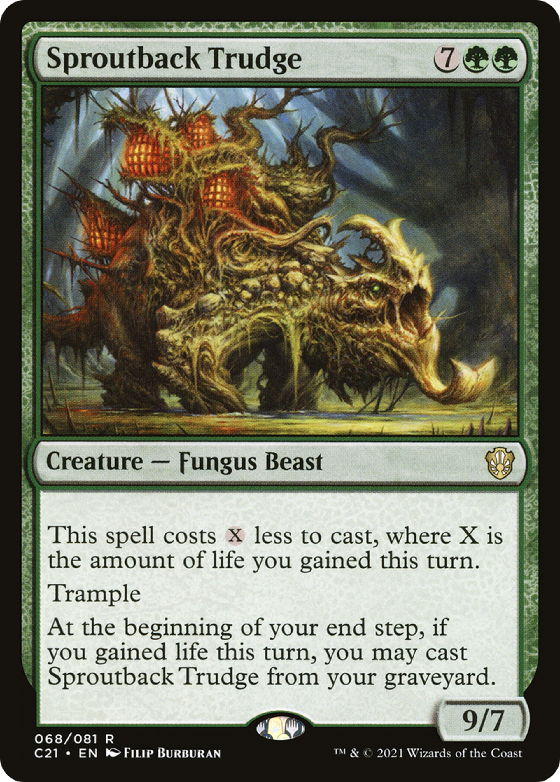 Sproutback Trudge — Commander 2021 — Magic: The Gathering
