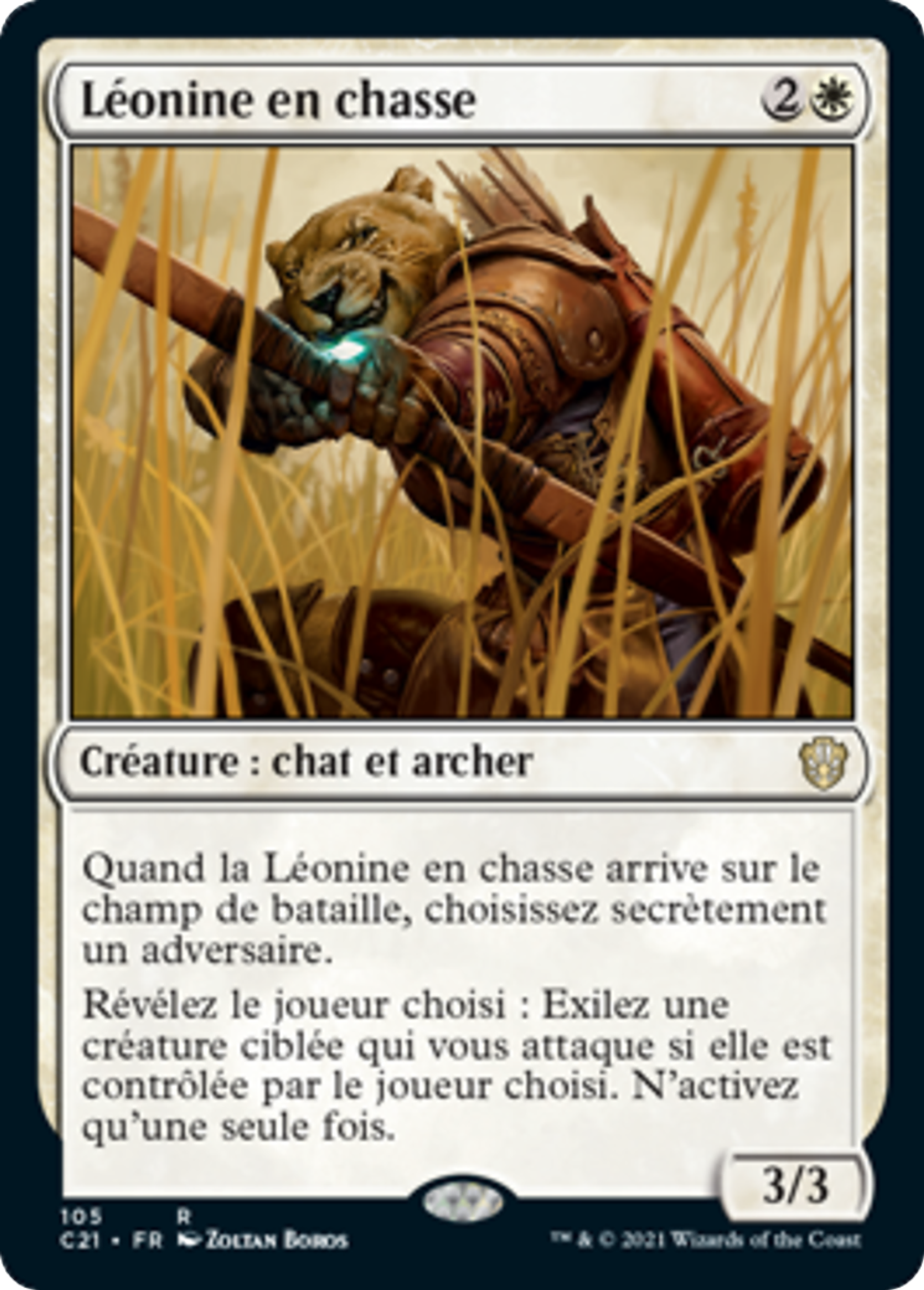 Léonine en chasse — Commander 2021 — Magic: The Gathering