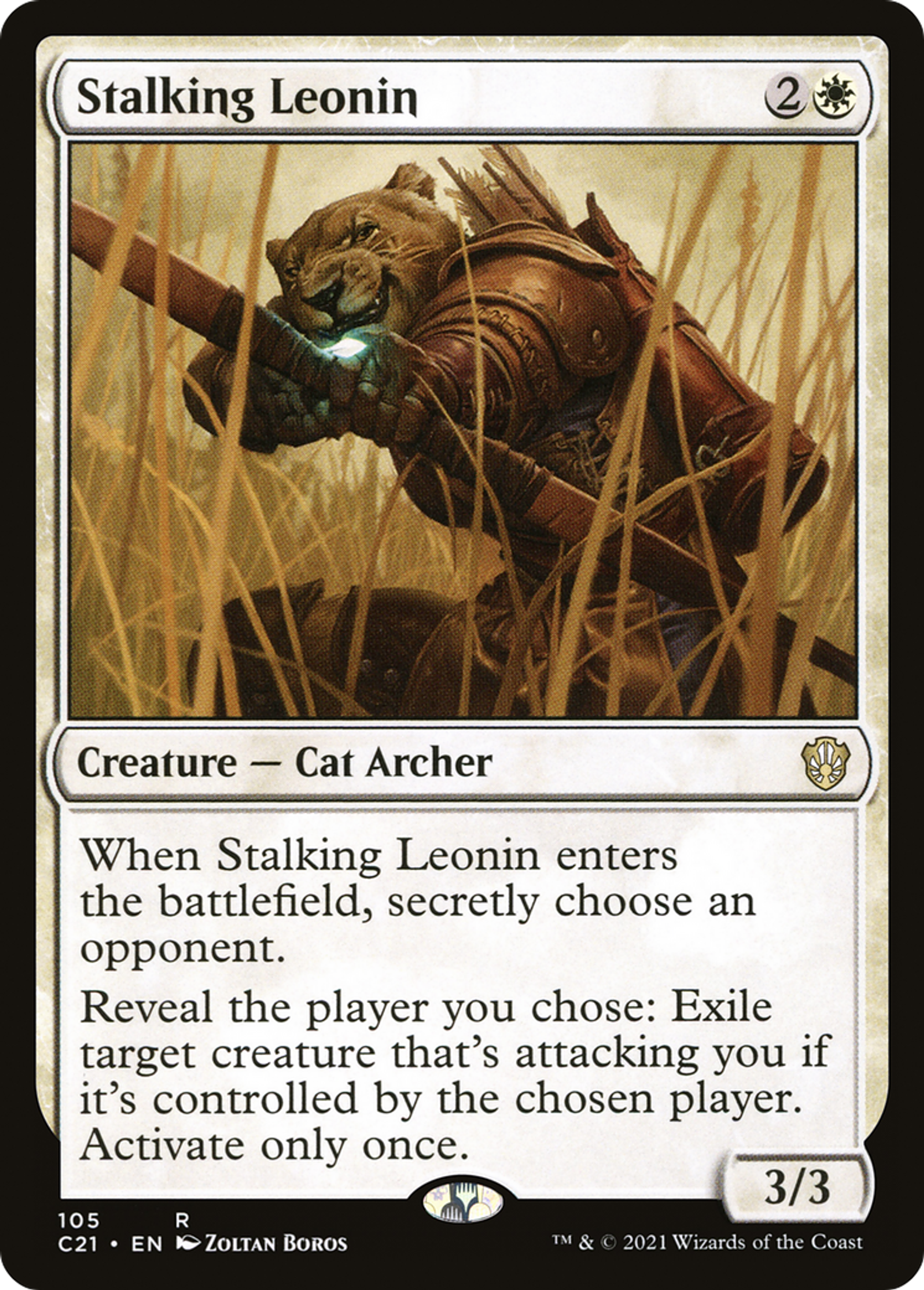 Stalking Leonin — Commander 2021 — Magic: The Gathering