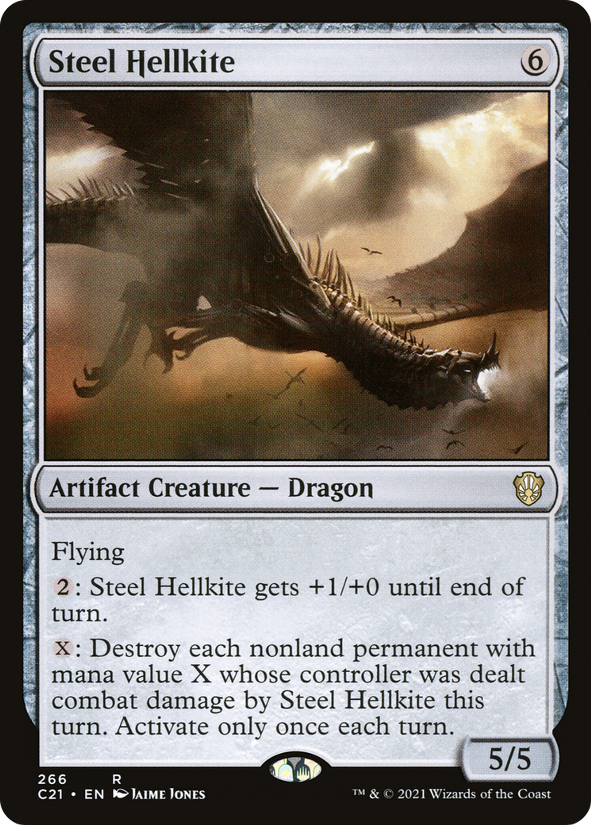 Steel Hellkite — Commander 2021 — Magic: The Gathering