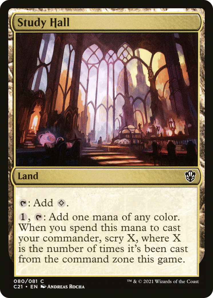 Study Hall — Commander 2021 — Magic: The Gathering