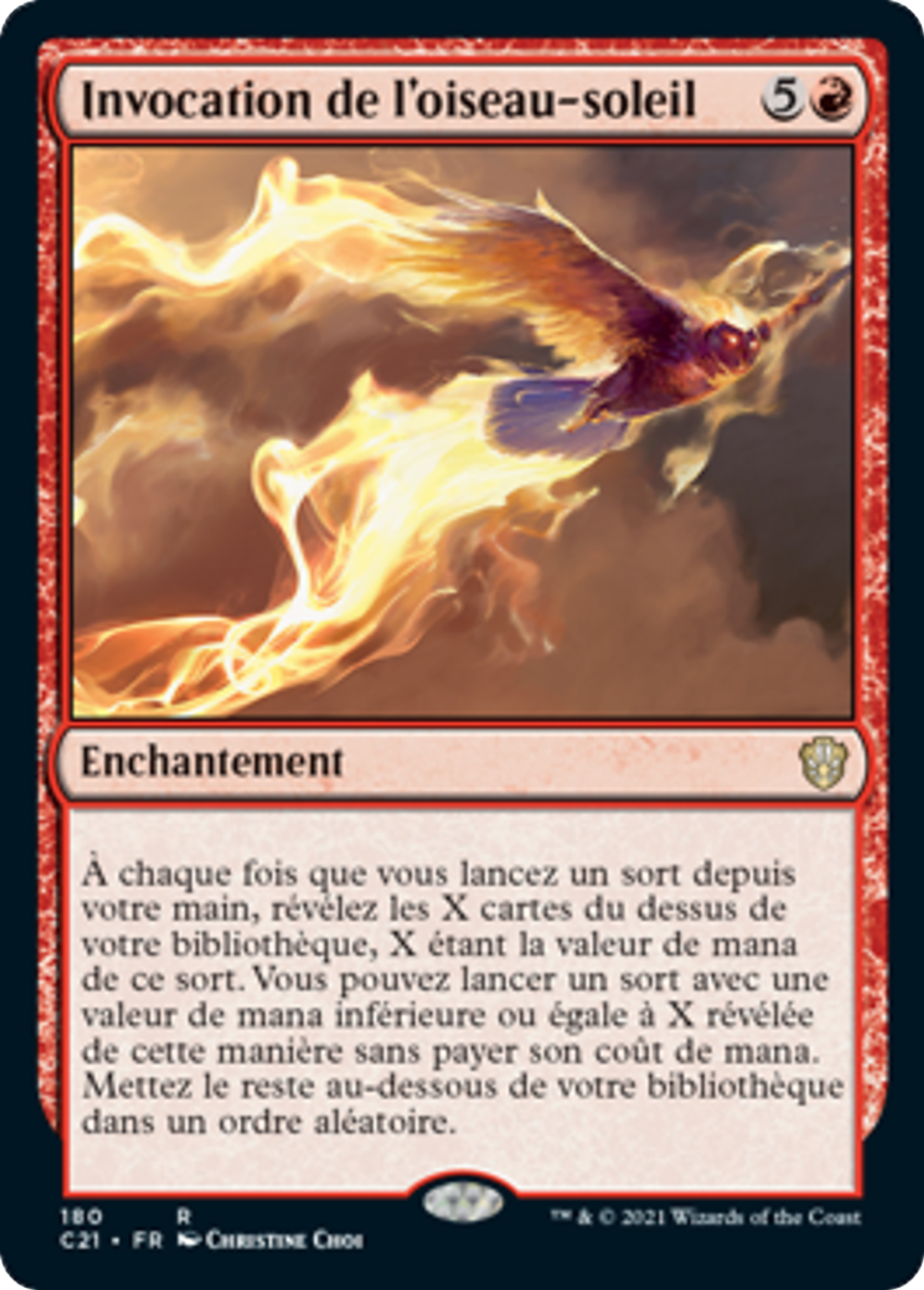 Invocation de l'oiseau-soleil — Commander 2021 — Magic: The Gathering