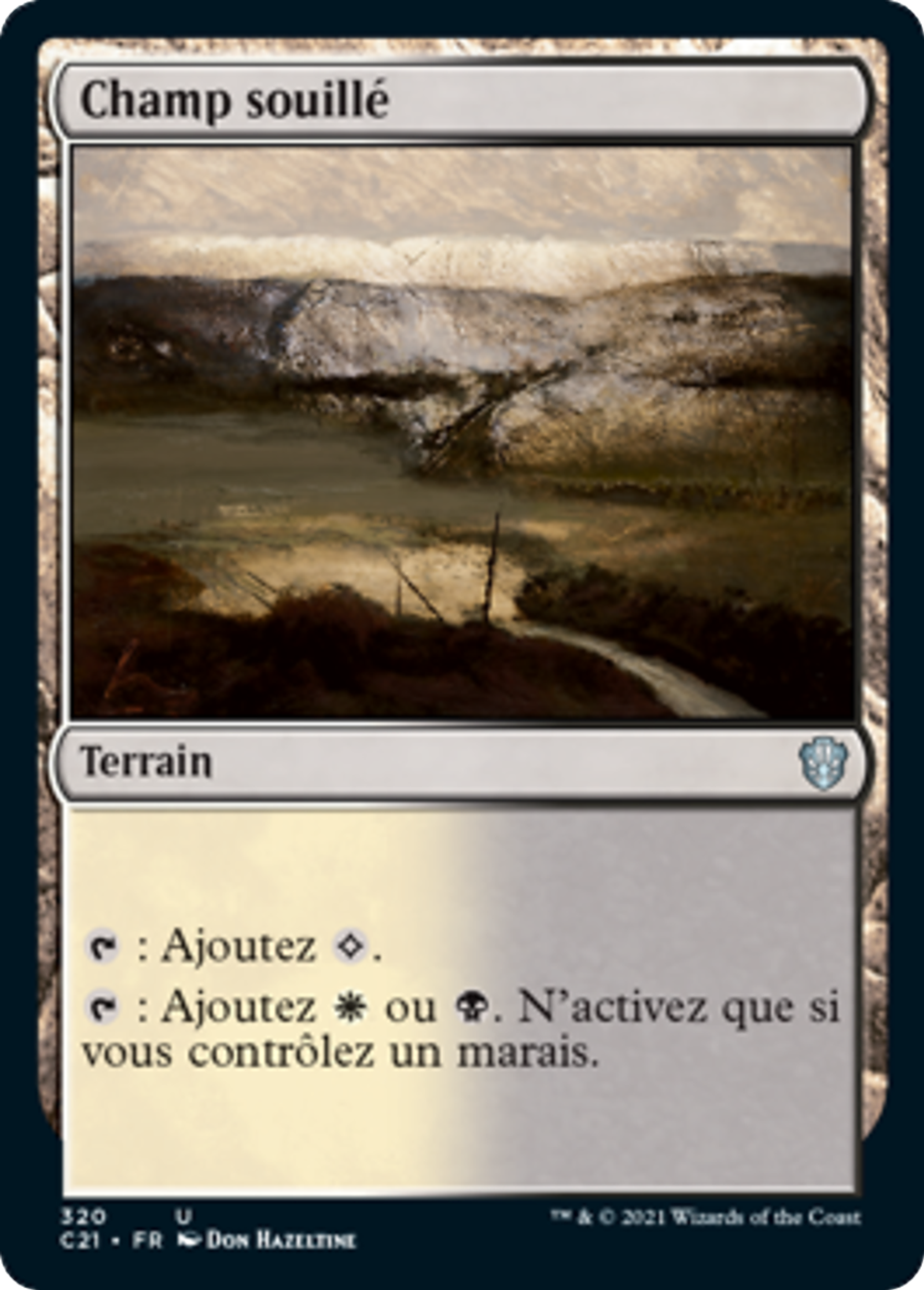 Champ souillé — Commander 2021 — Magic: The Gathering