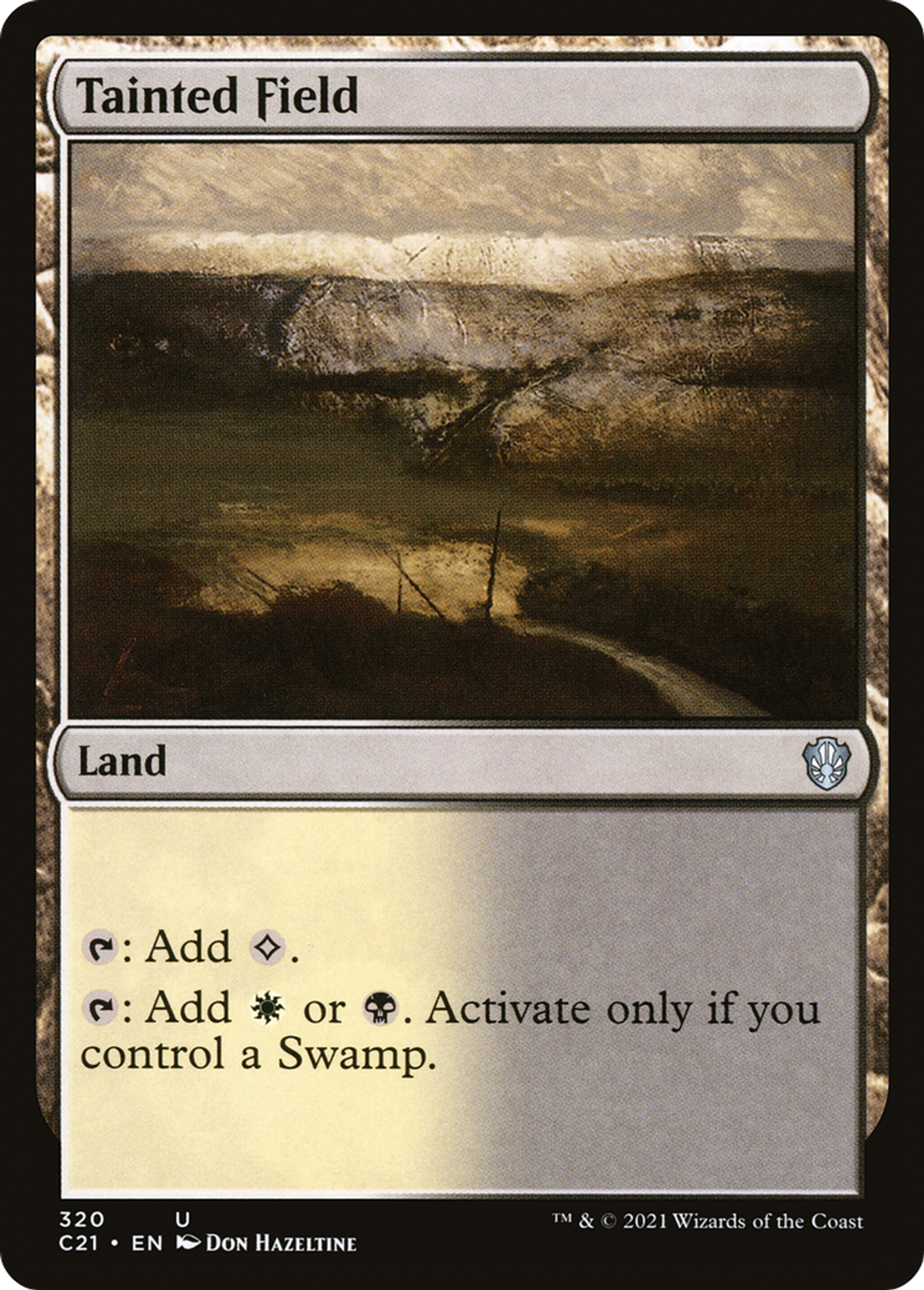 Tainted Field — Commander 2021 — Magic: The Gathering
