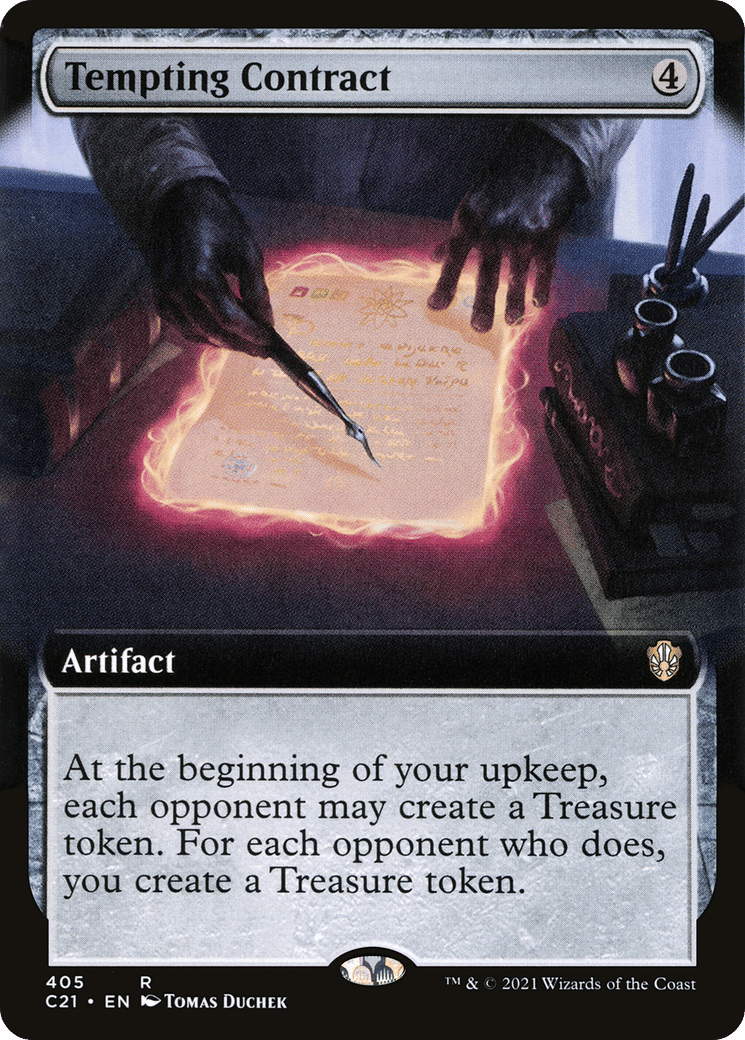 Tempting Contract — Commander 2021 — Magic: The Gathering