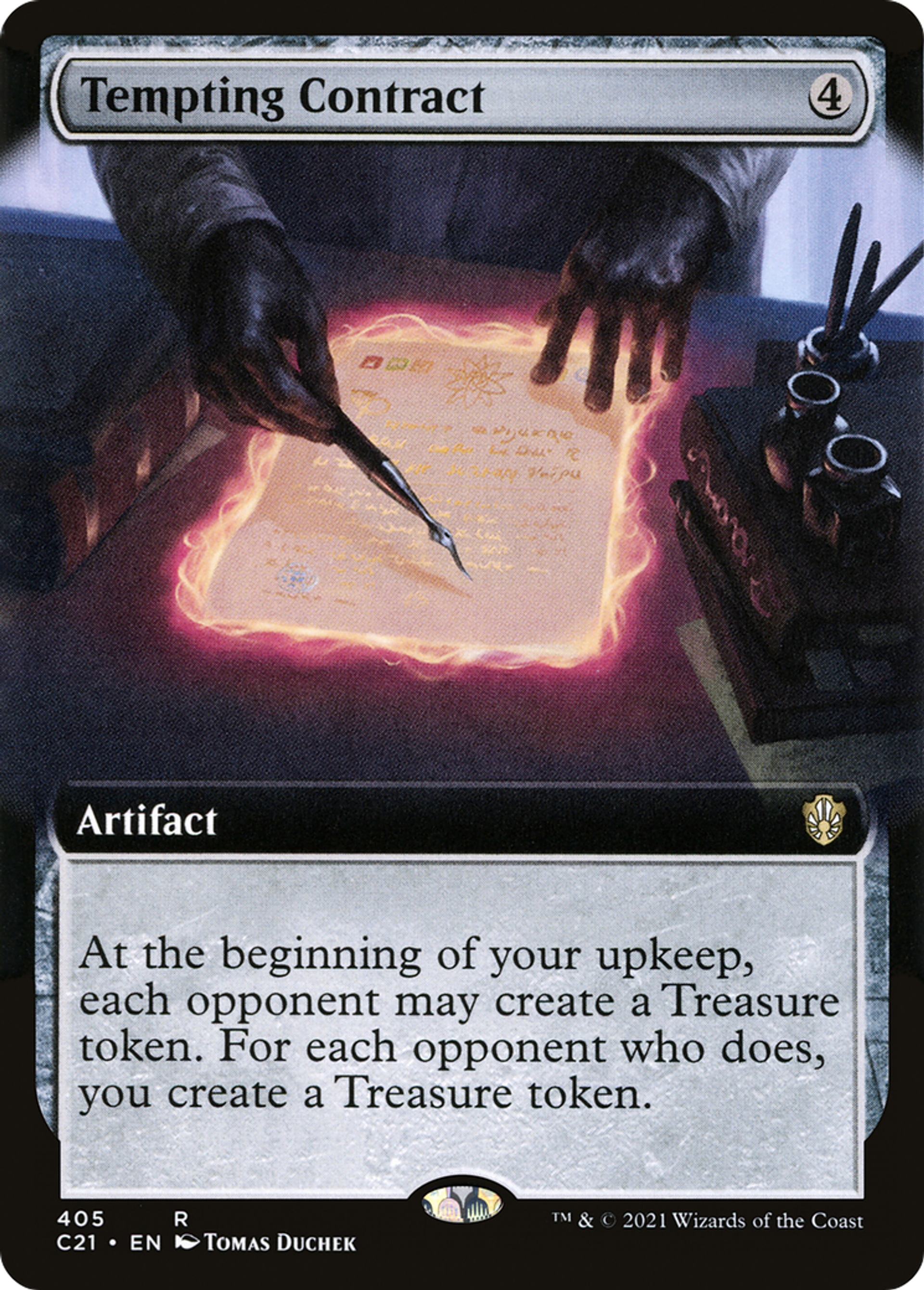 Tempting Contract — Commander 2021 — Magic: The Gathering