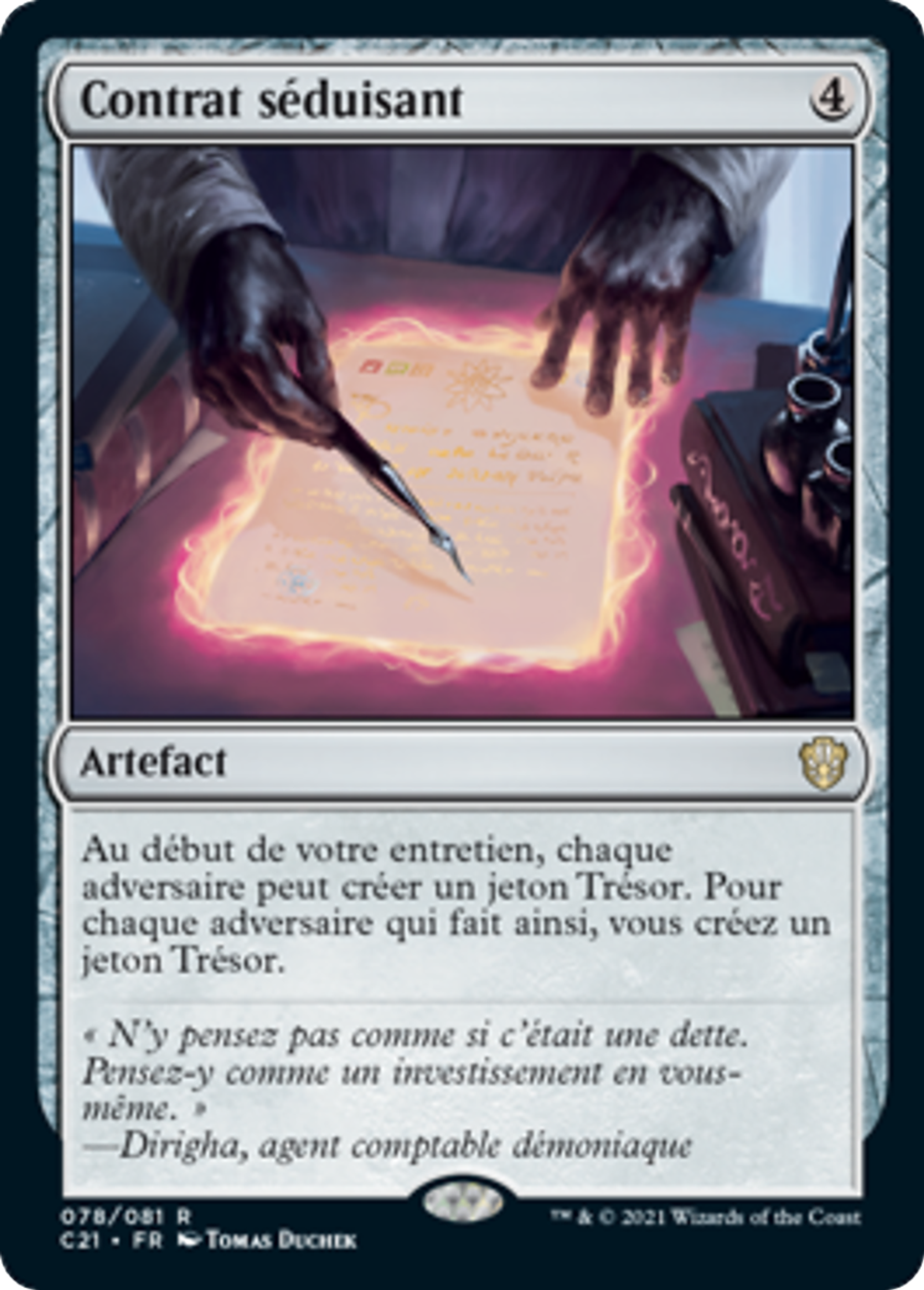 Contrat séduisant — Commander 2021 — Magic: The Gathering