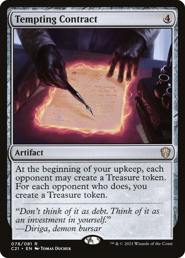 Tempting Contract — Commander 2021 — Magic: The Gathering