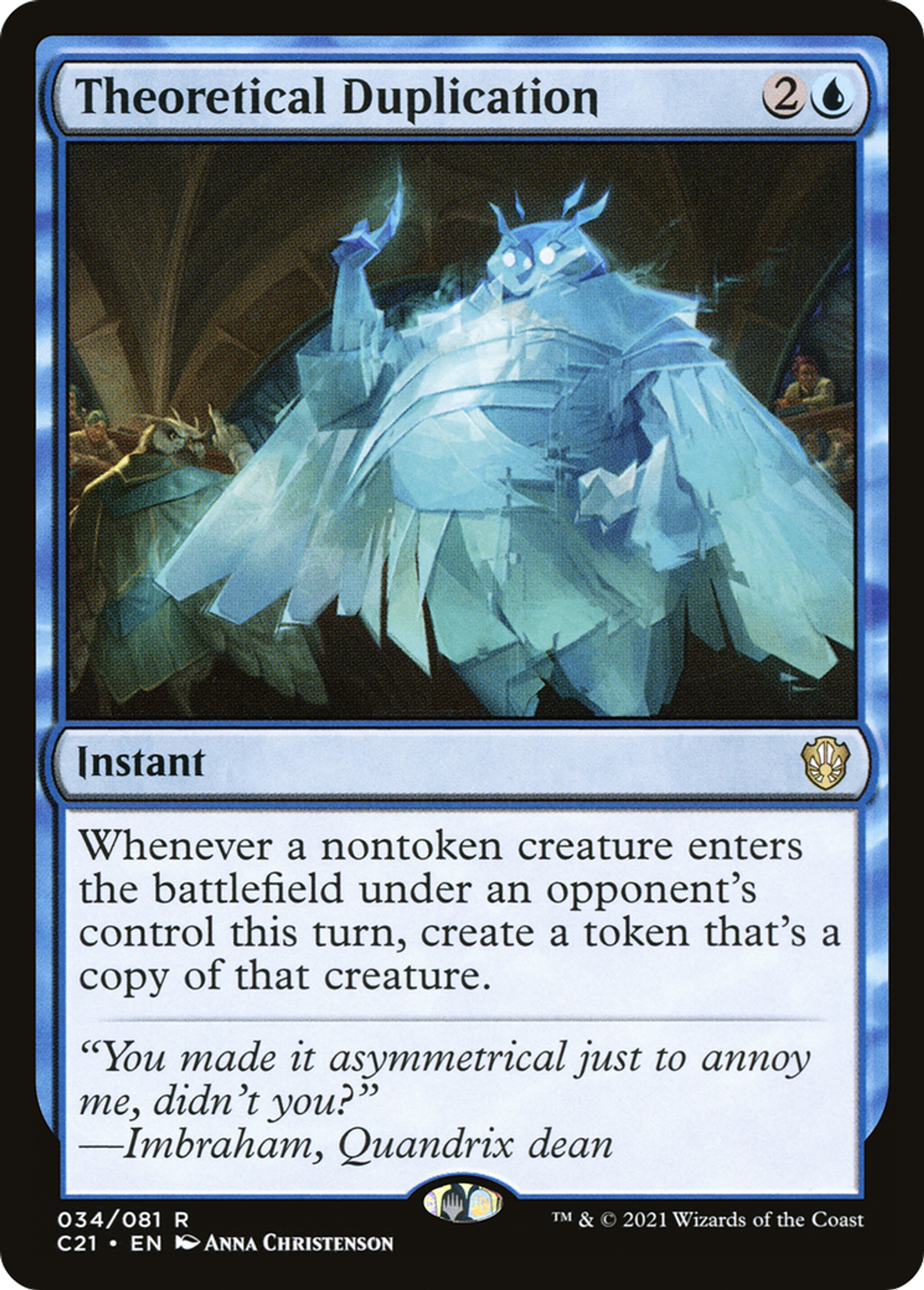 Theoretical Duplication — Commander 2021 — Magic: The Gathering