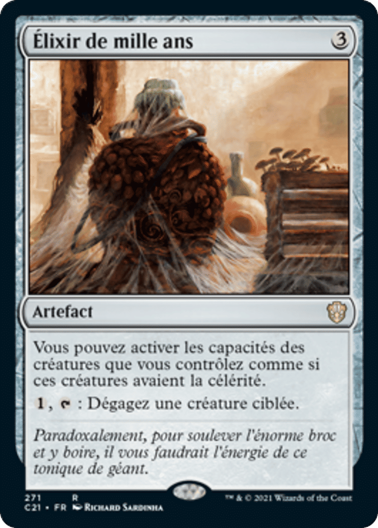 Élixir de mille ans — Commander 2021 — Magic: The Gathering