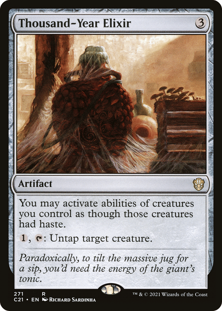 Thousand-Year Elixir — Commander 2021 — Magic: The Gathering