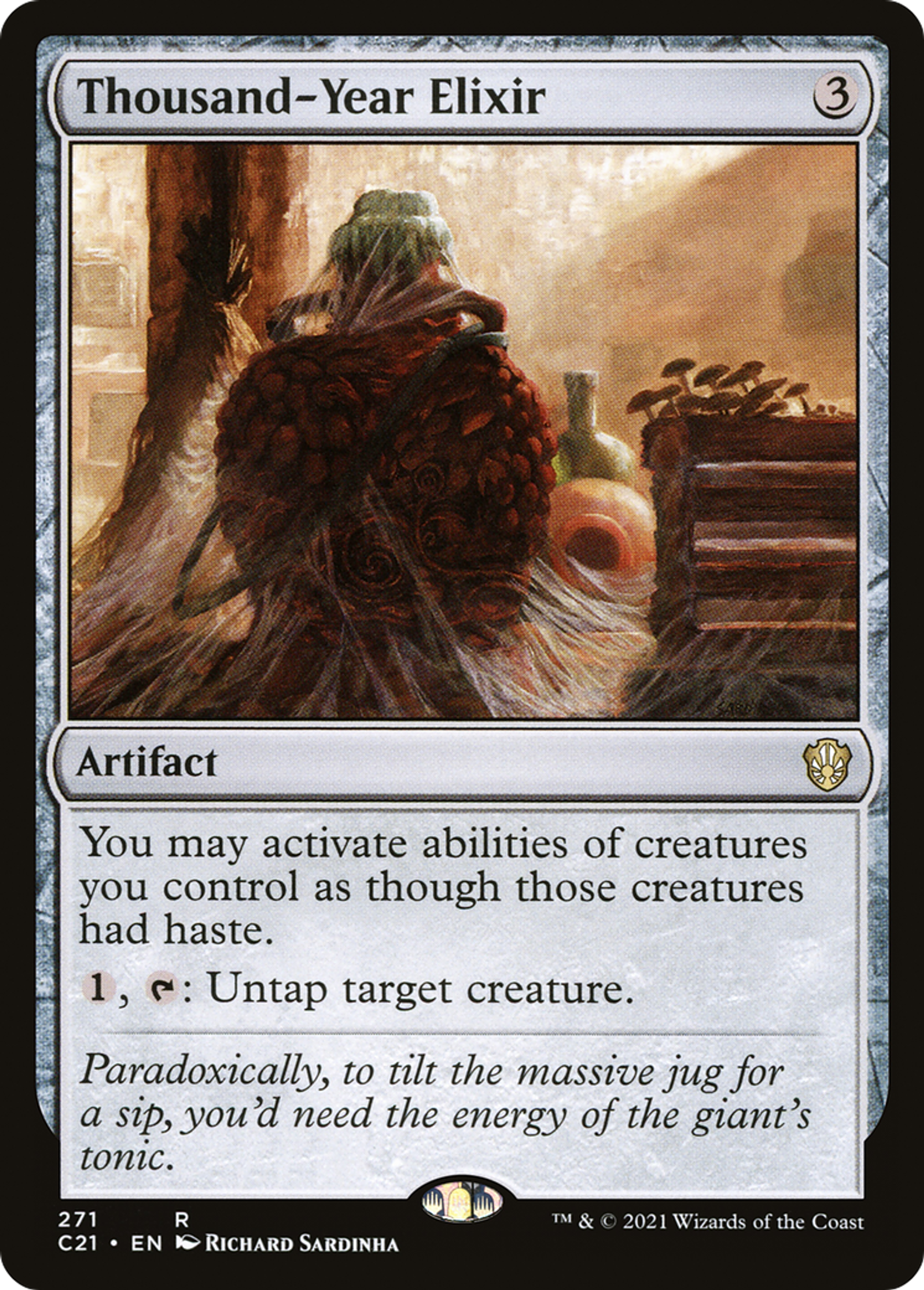 Thousand-Year Elixir — Commander 2021 — Magic: The Gathering