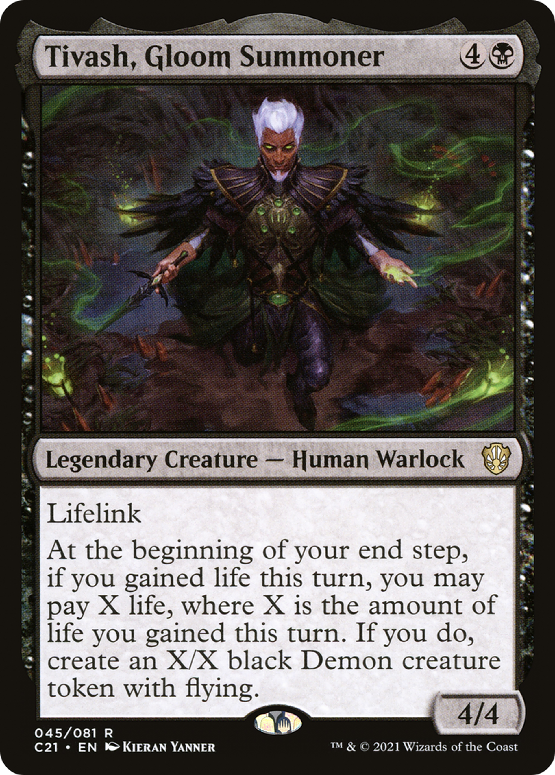 Tivash, Gloom Summoner — Commander 2021 — Magic: The Gathering