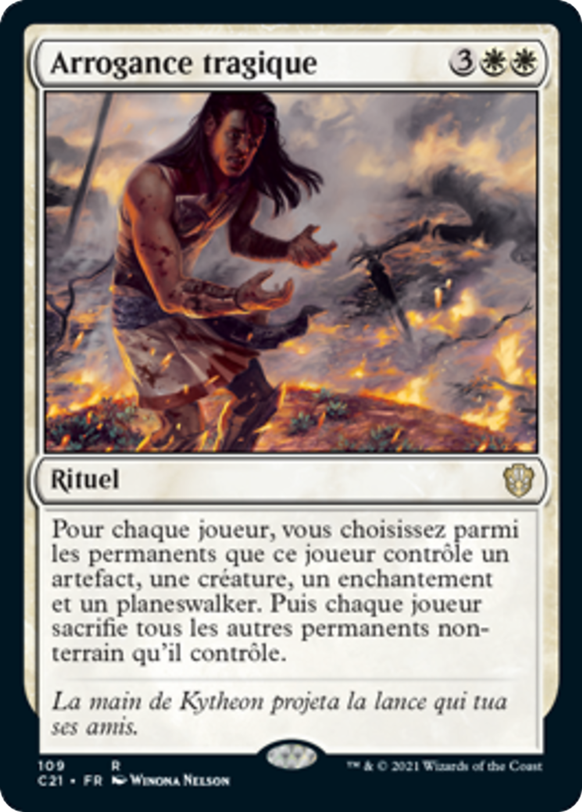 Arrogance tragique — Commander 2021 — Magic: The Gathering