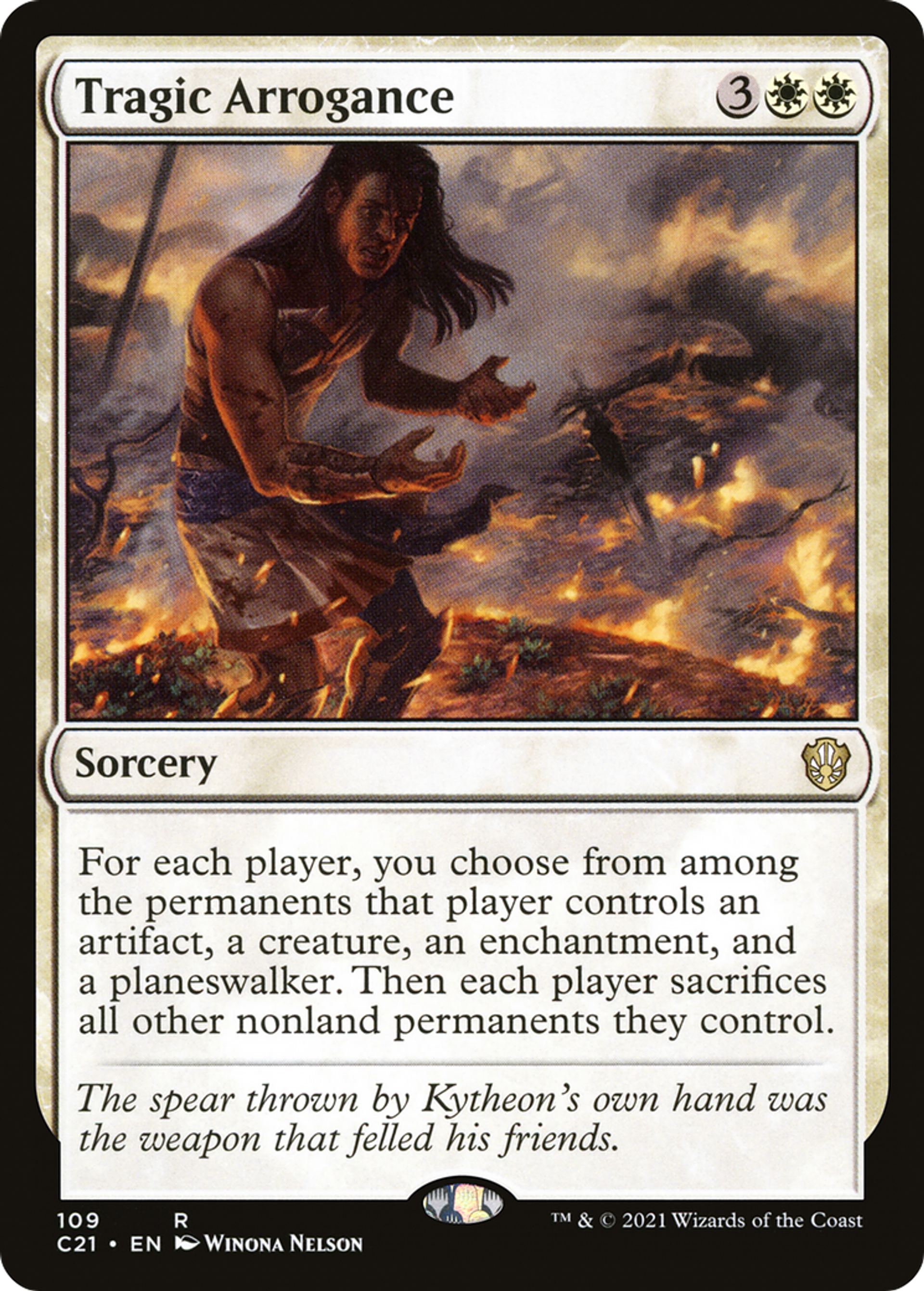 Tragic Arrogance — Commander 2021 — Magic: The Gathering