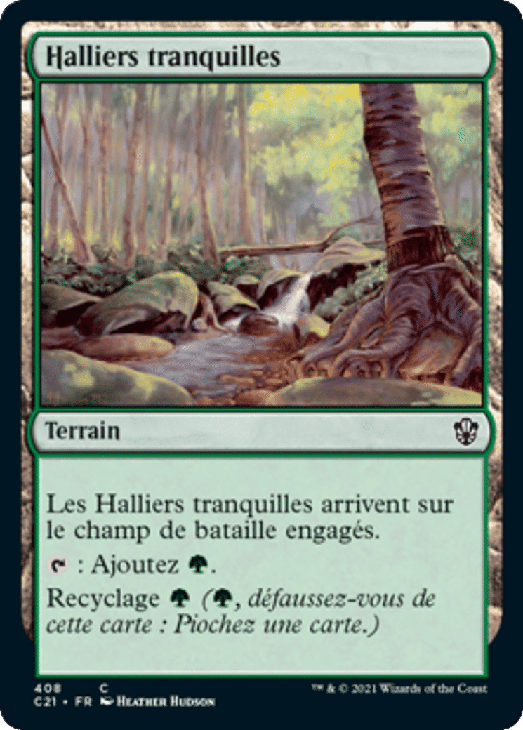 Halliers tranquilles — Commander 2021 — Magic: The Gathering