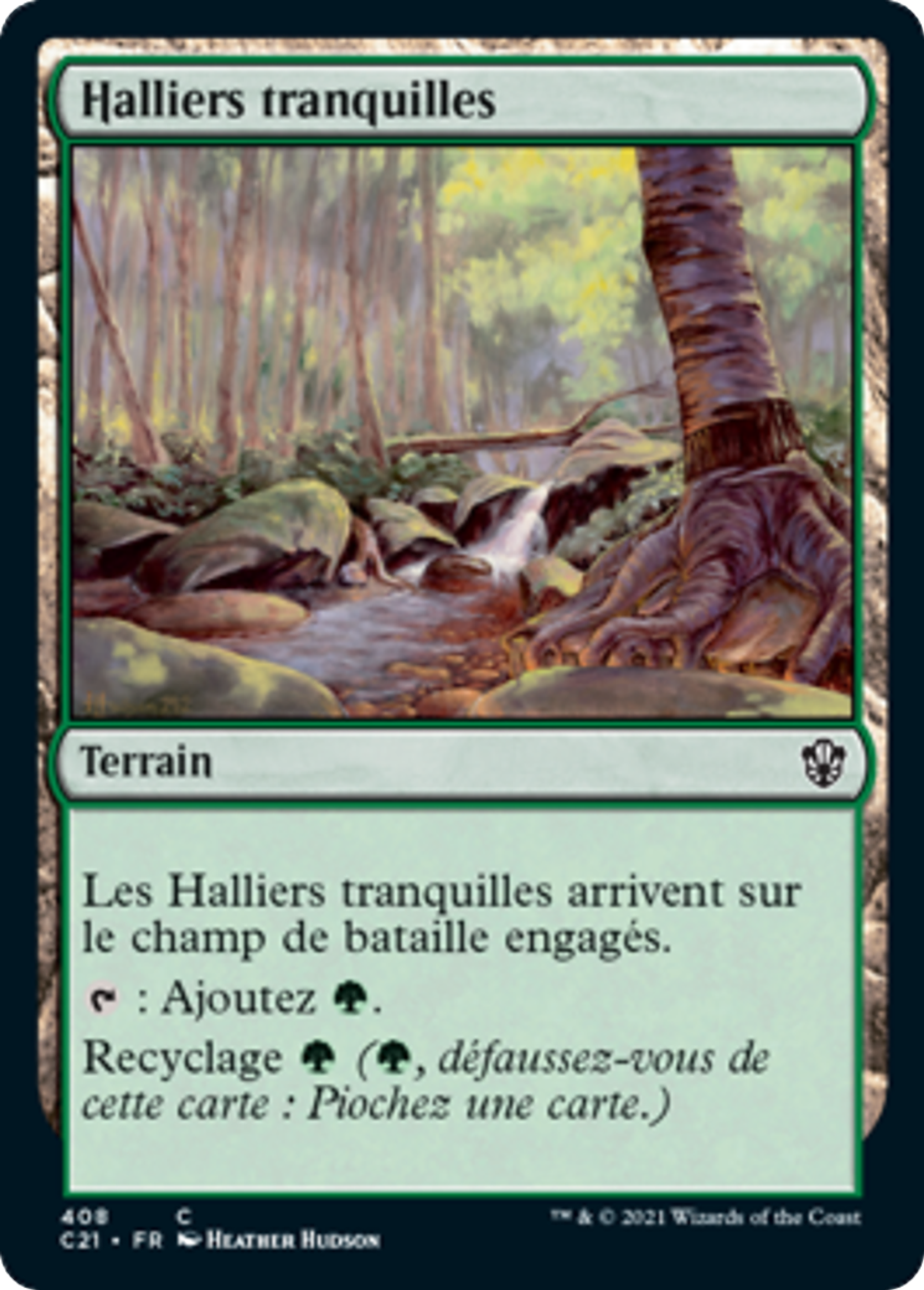 Halliers tranquilles — Commander 2021 — Magic: The Gathering