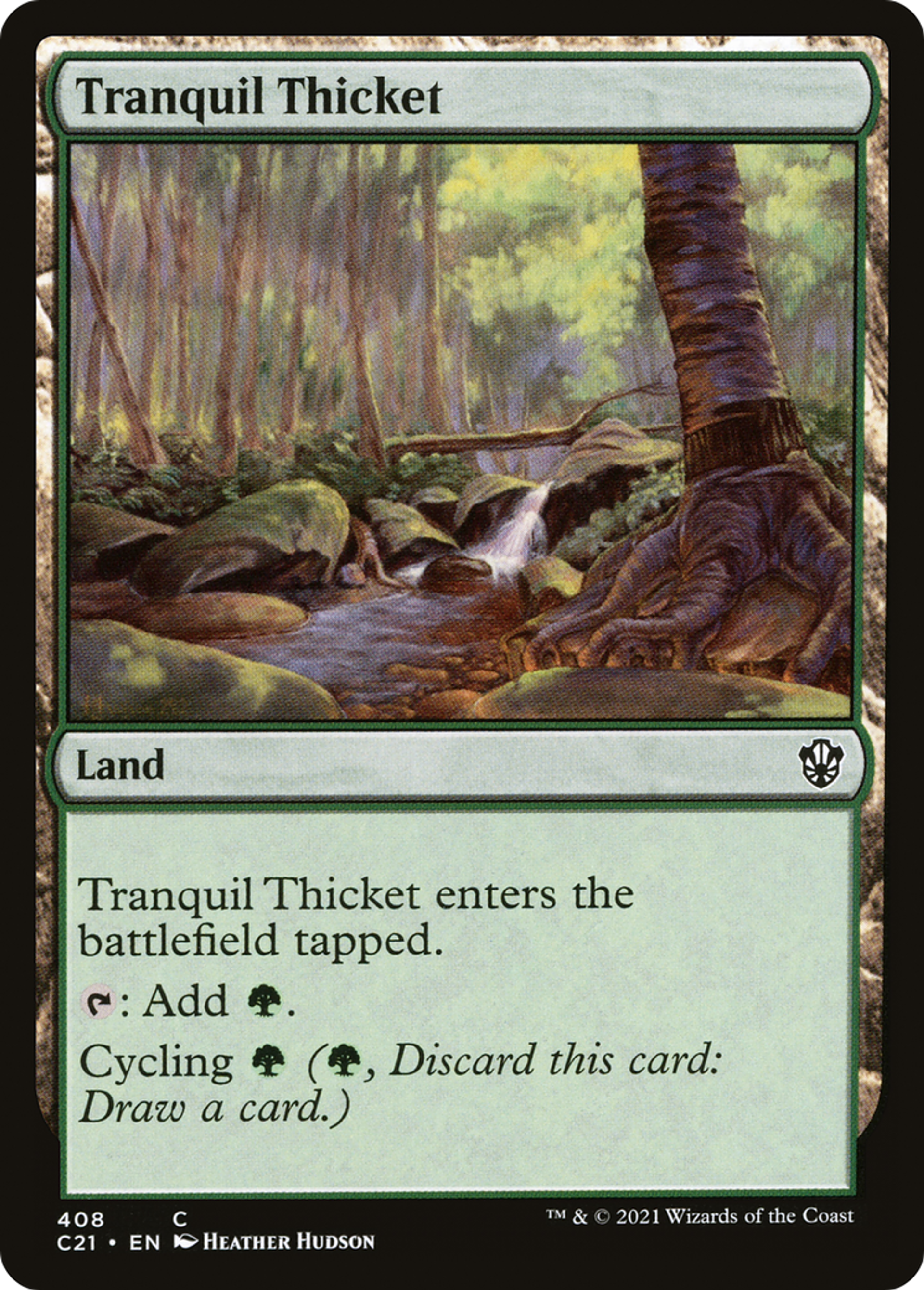 Tranquil Thicket — Commander 2021 — Magic: The Gathering