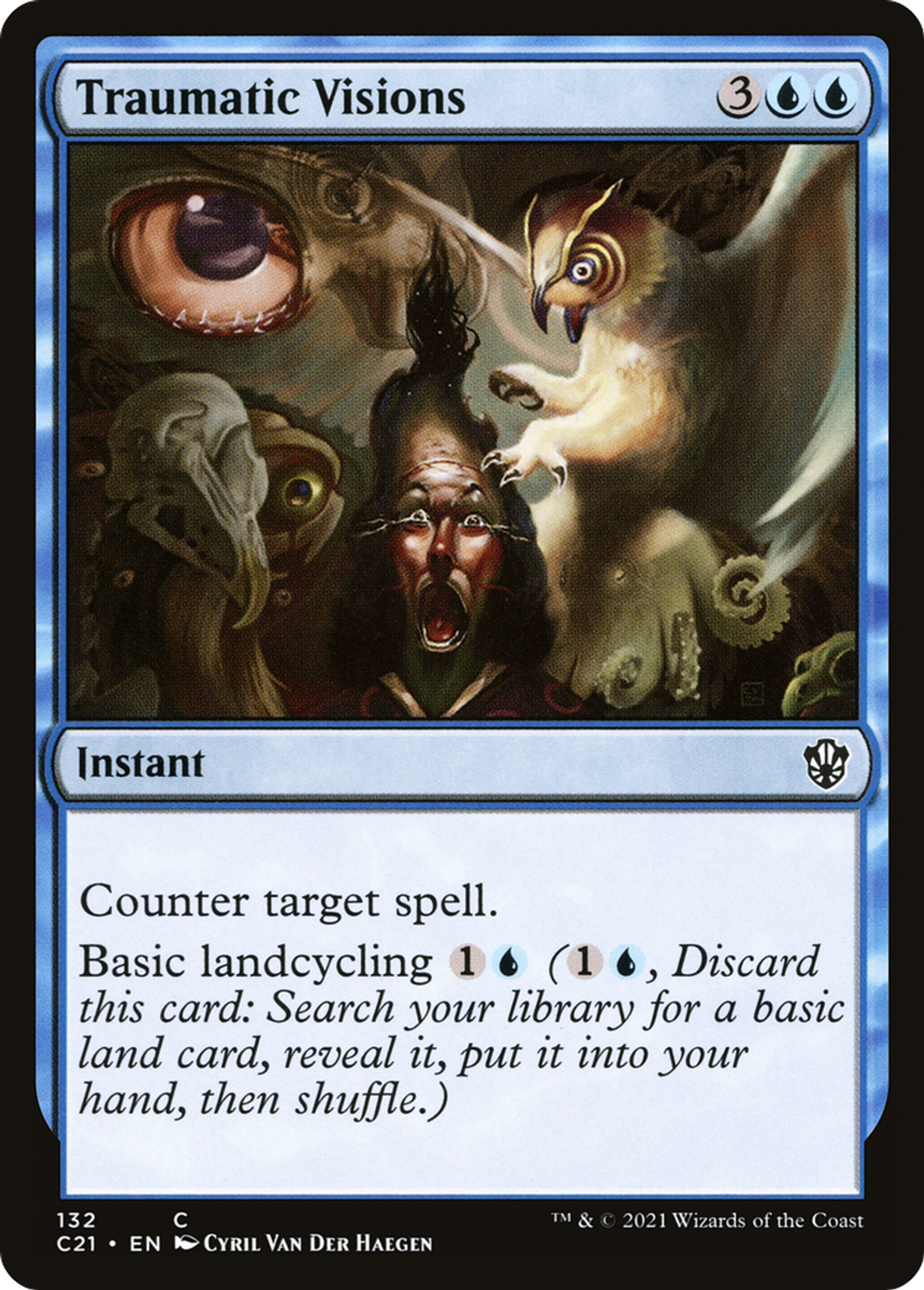 Traumatic Visions — Commander 2021 — Magic: The Gathering