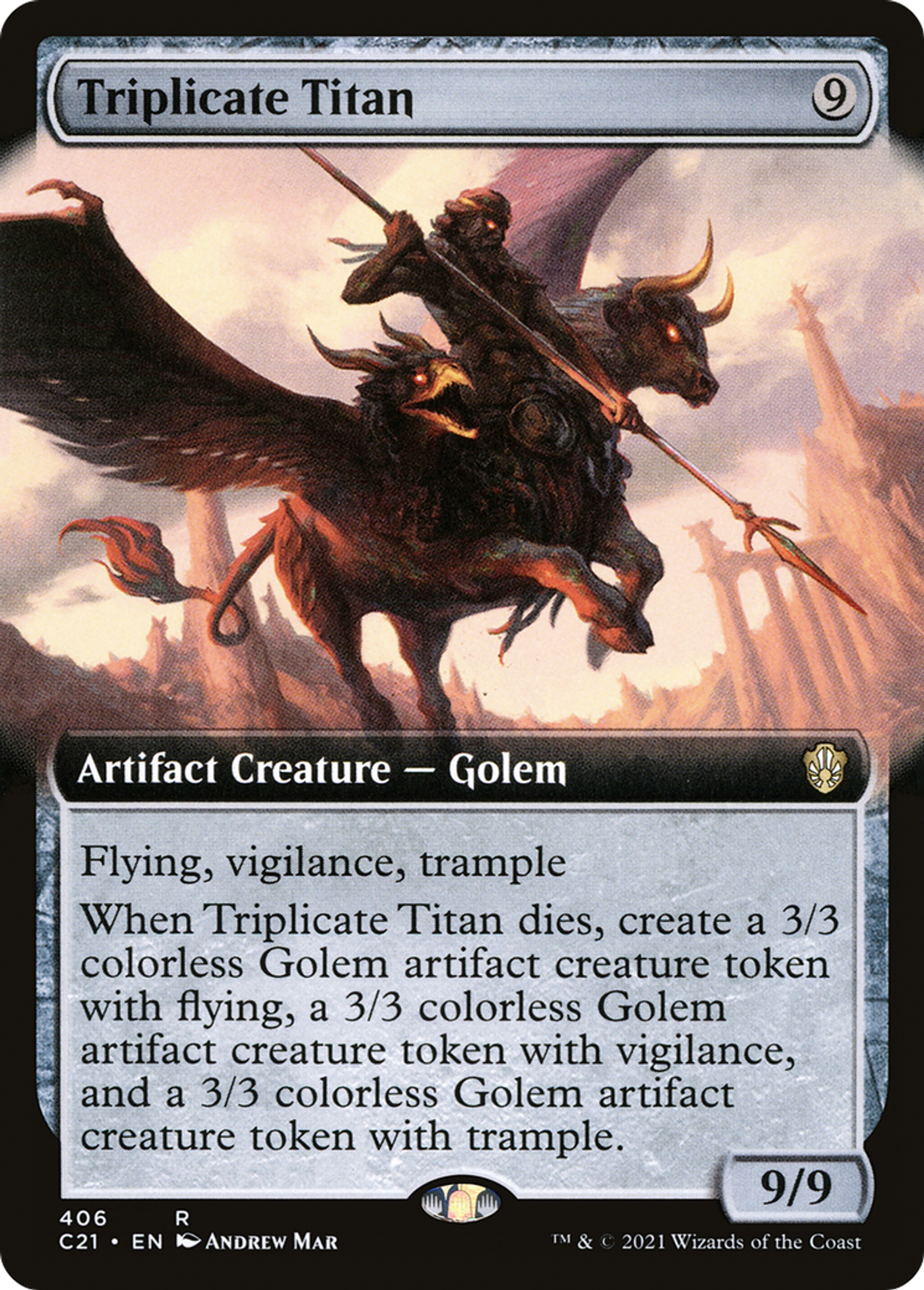 Triplicate Titan — Commander 2021 — Magic: The Gathering