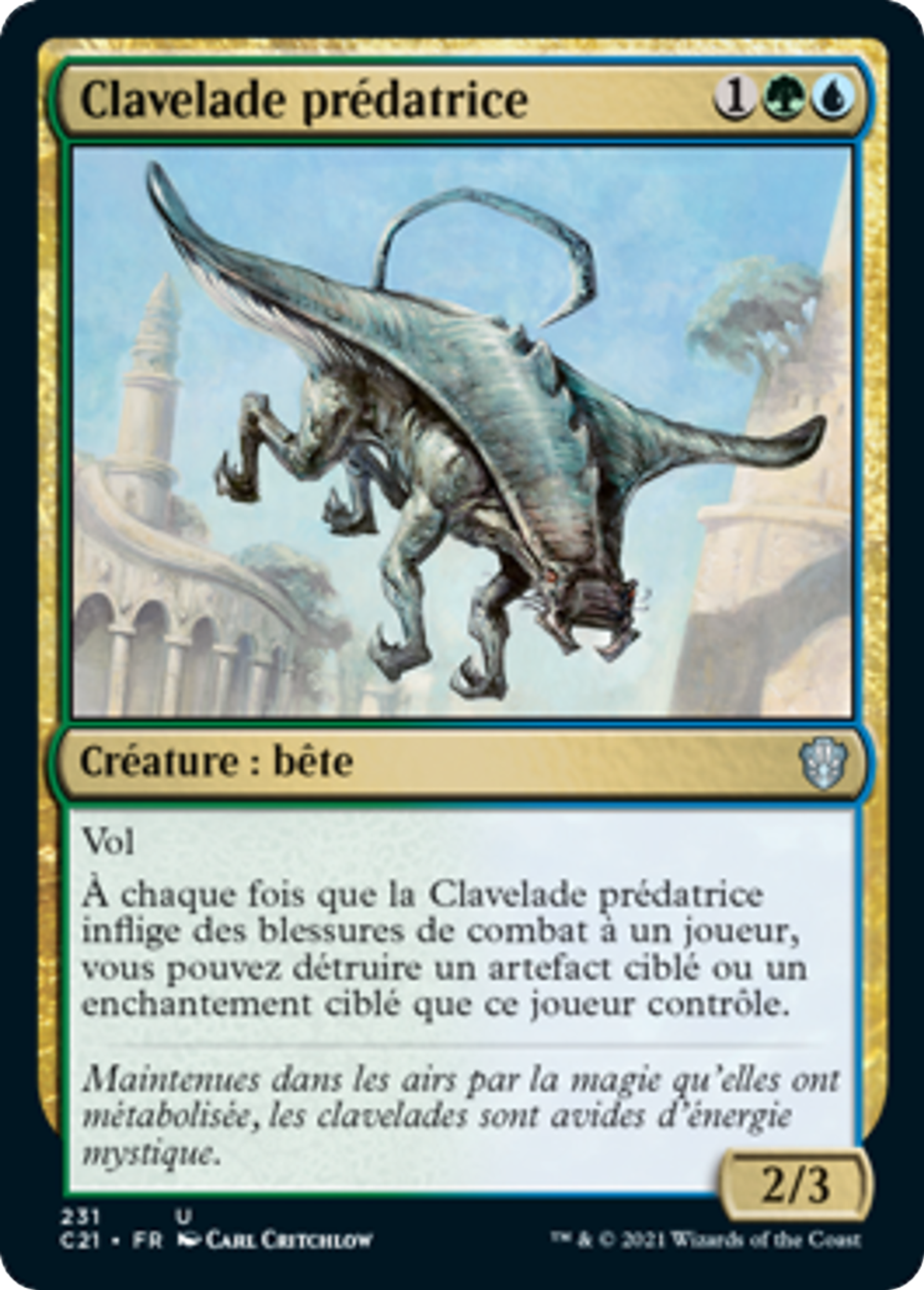 Clavelade prédatrice — Commander 2021 — Magic: The Gathering