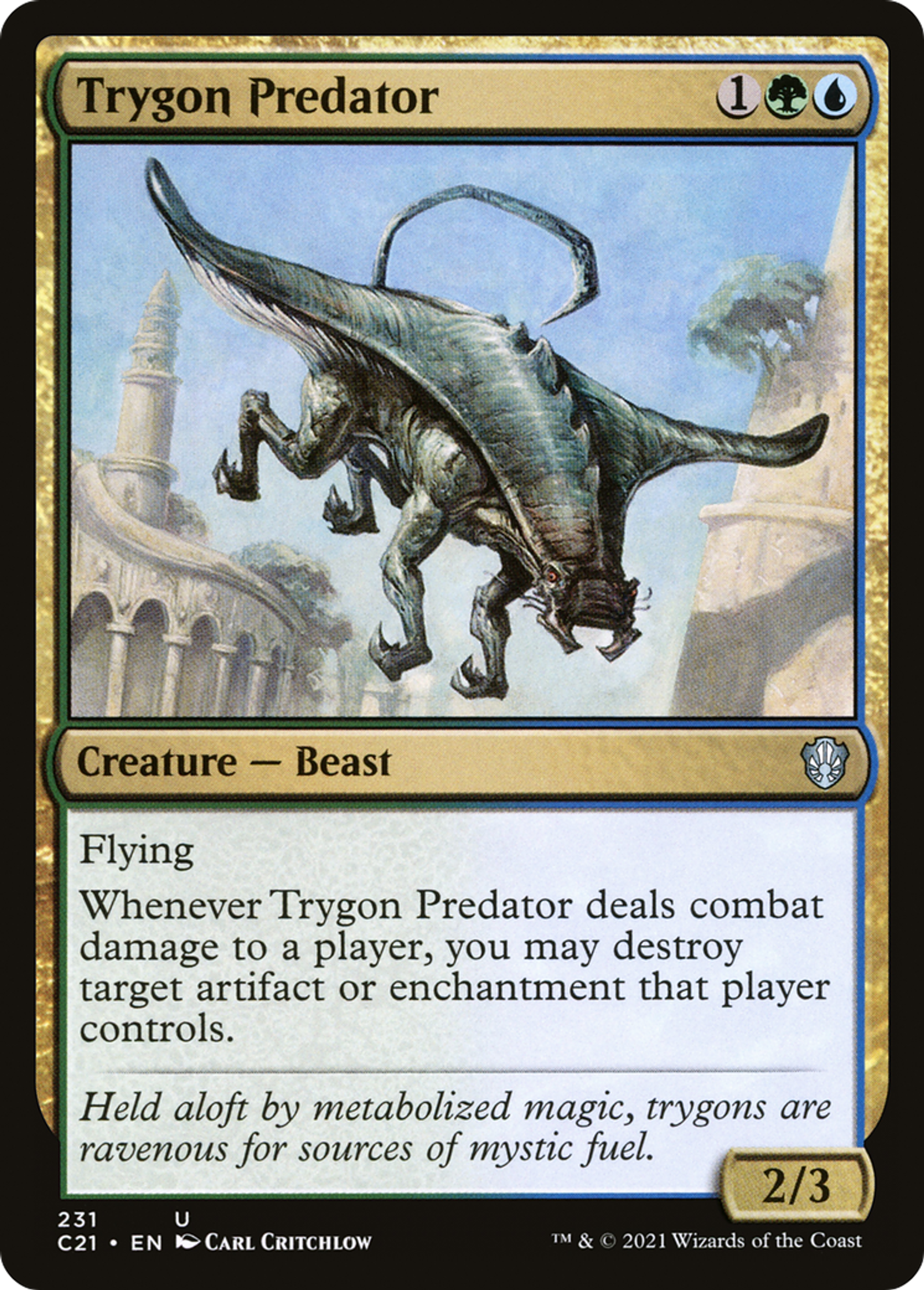 Trygon Predator — Commander 2021 — Magic: The Gathering