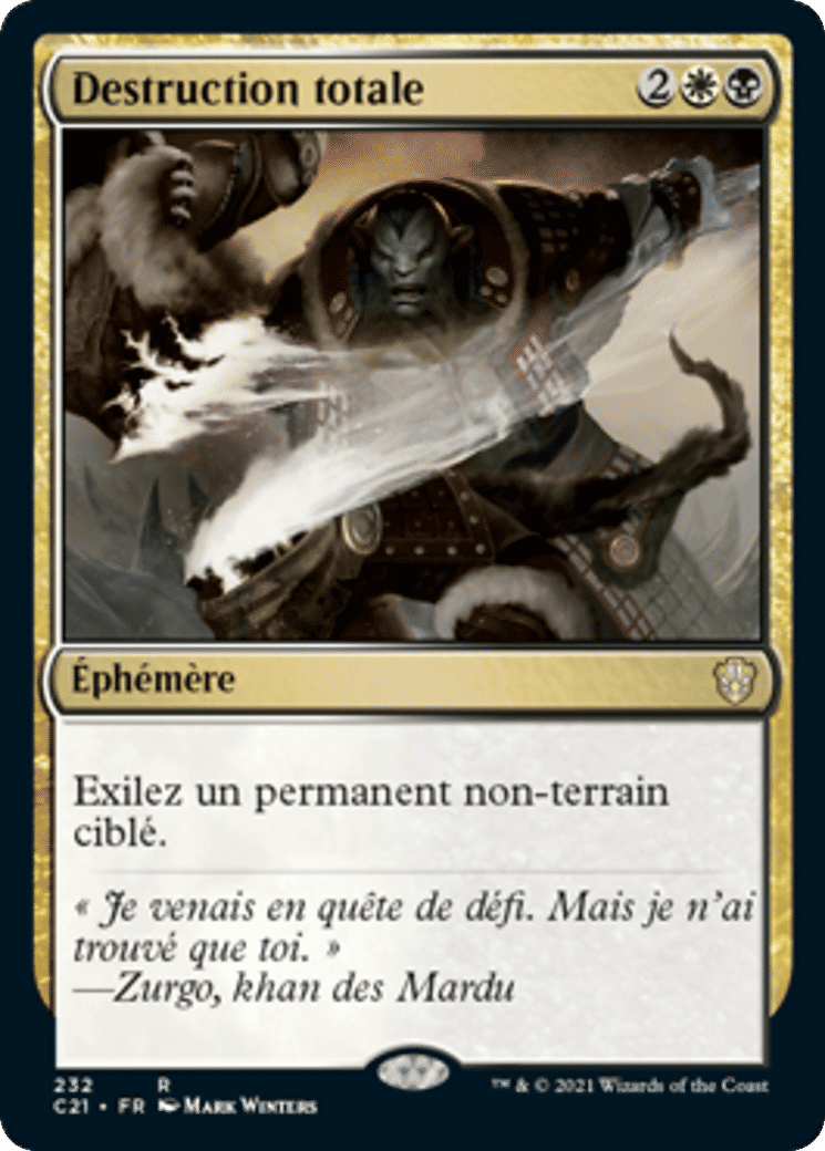Destruction totale — Commander 2021 — Magic: The Gathering
