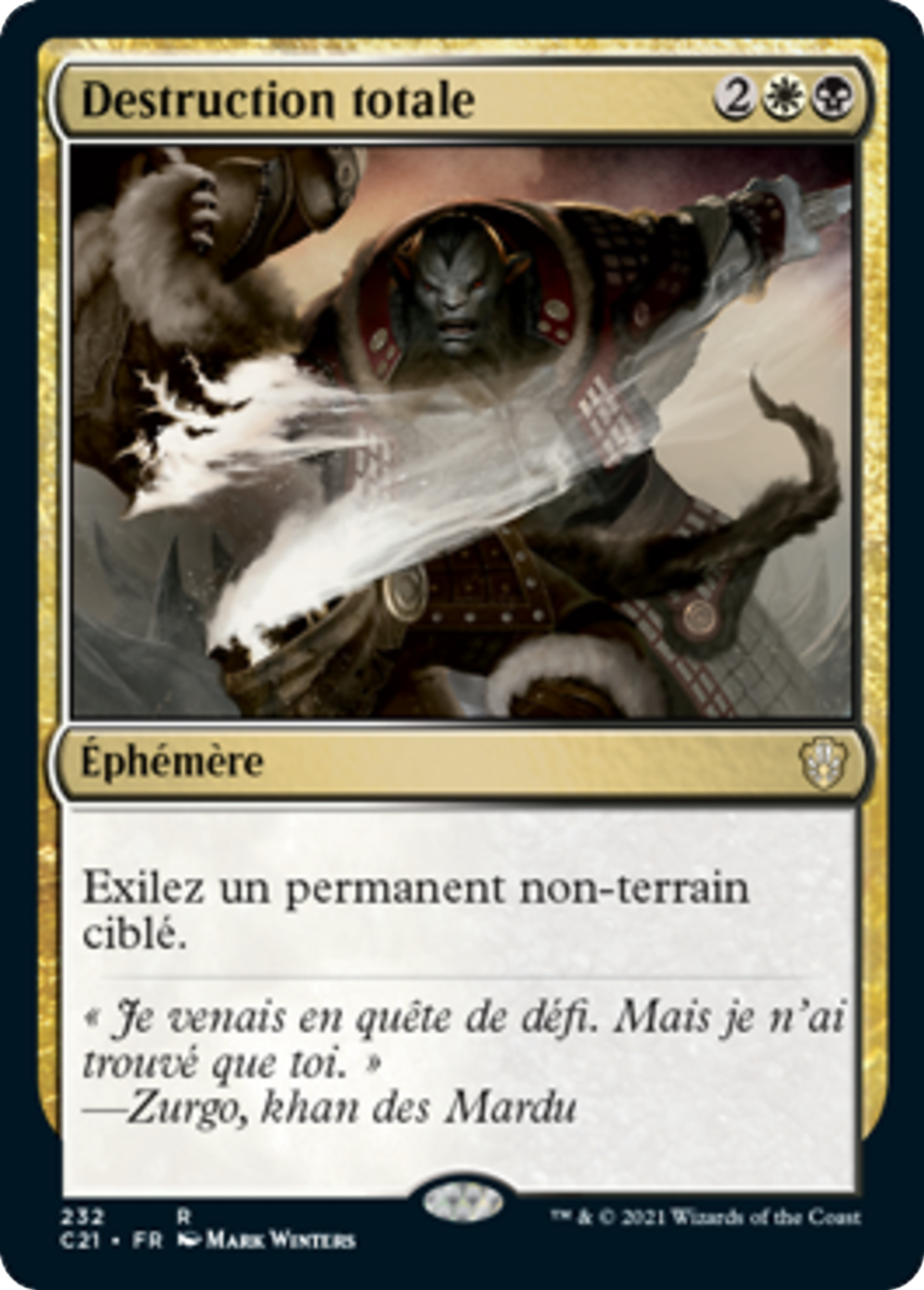Destruction totale — Commander 2021 — Magic: The Gathering