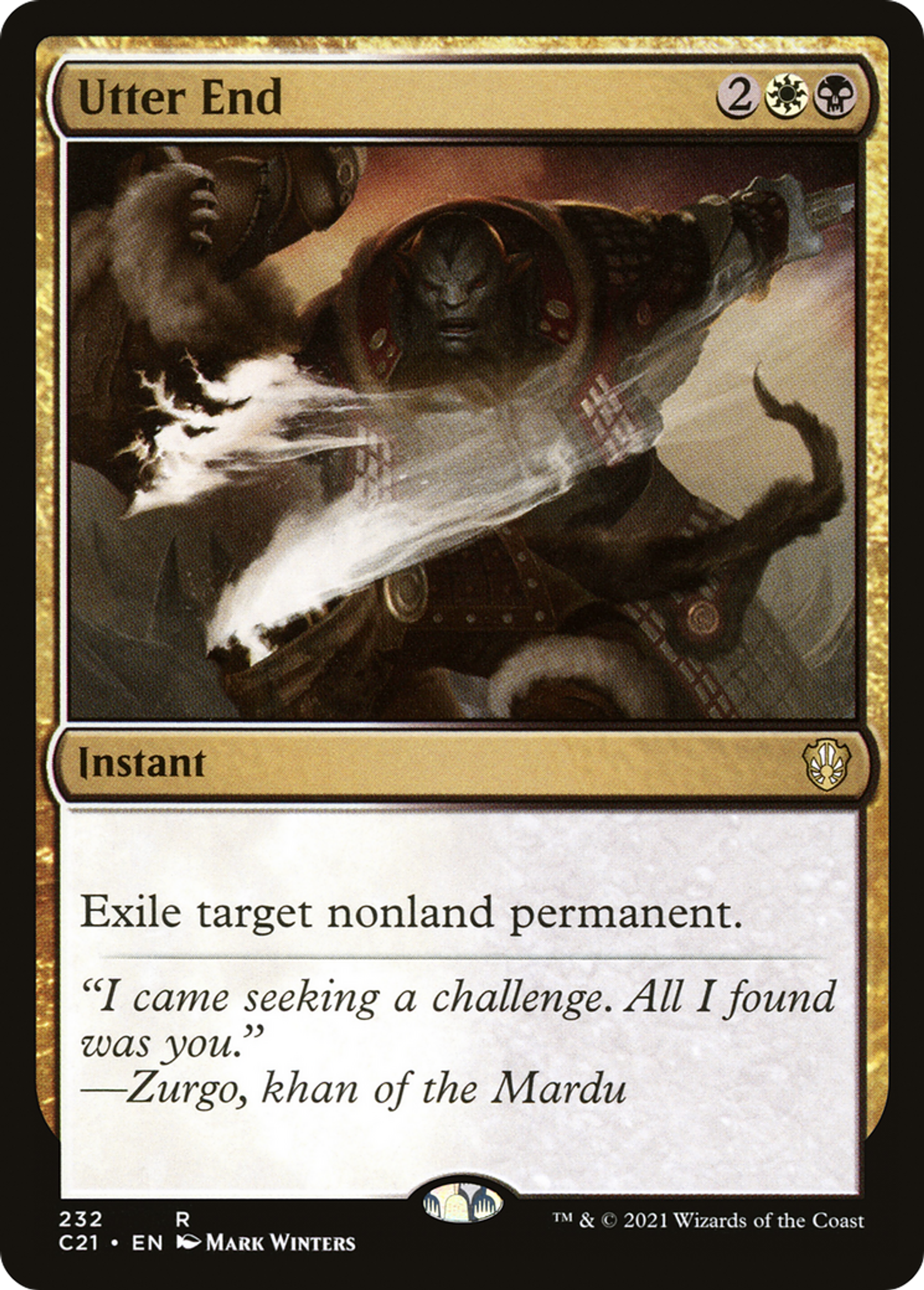 Utter End — Commander 2021 — Magic: The Gathering