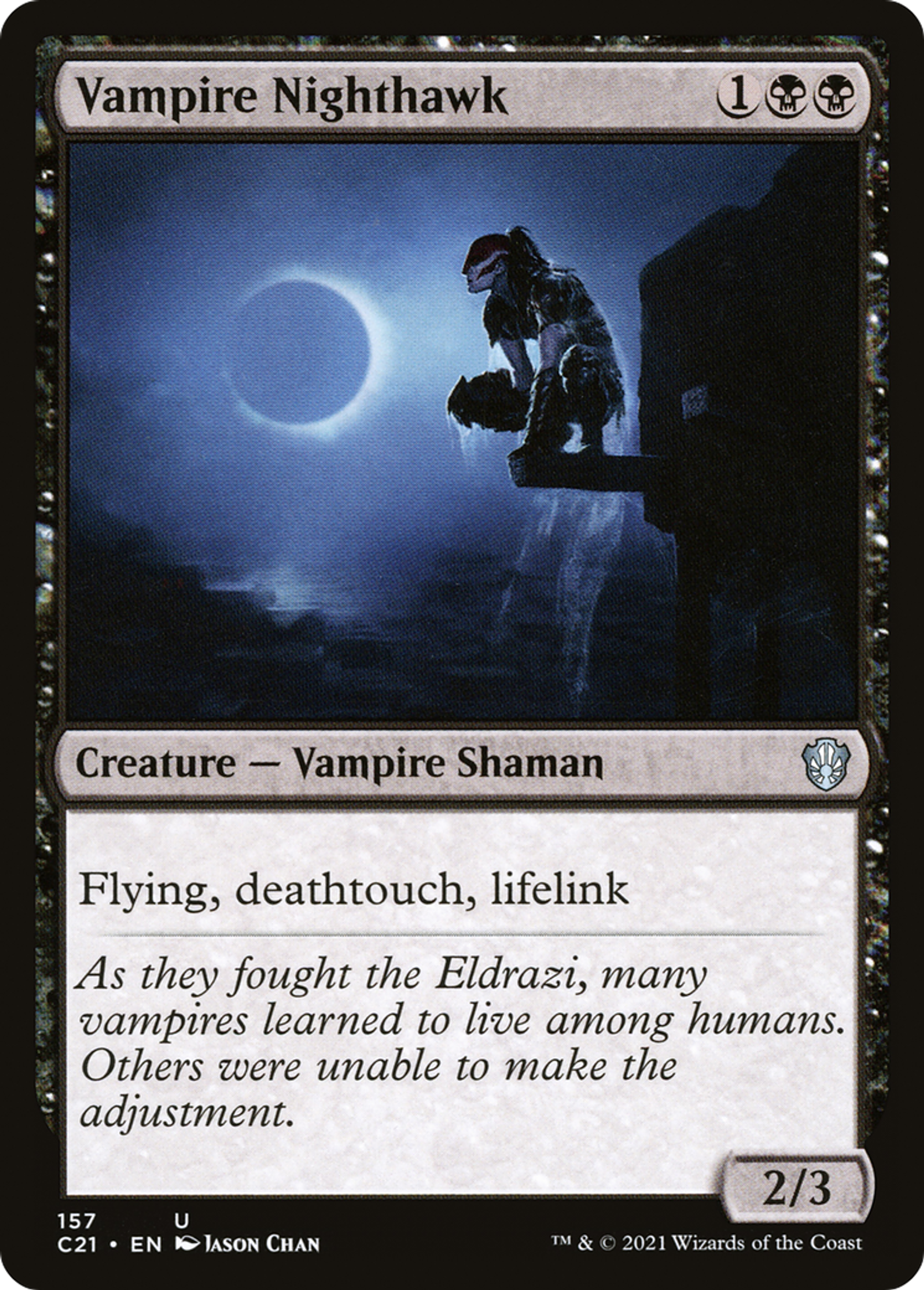 Vampire Nighthawk — Commander 2021 — Magic: The Gathering