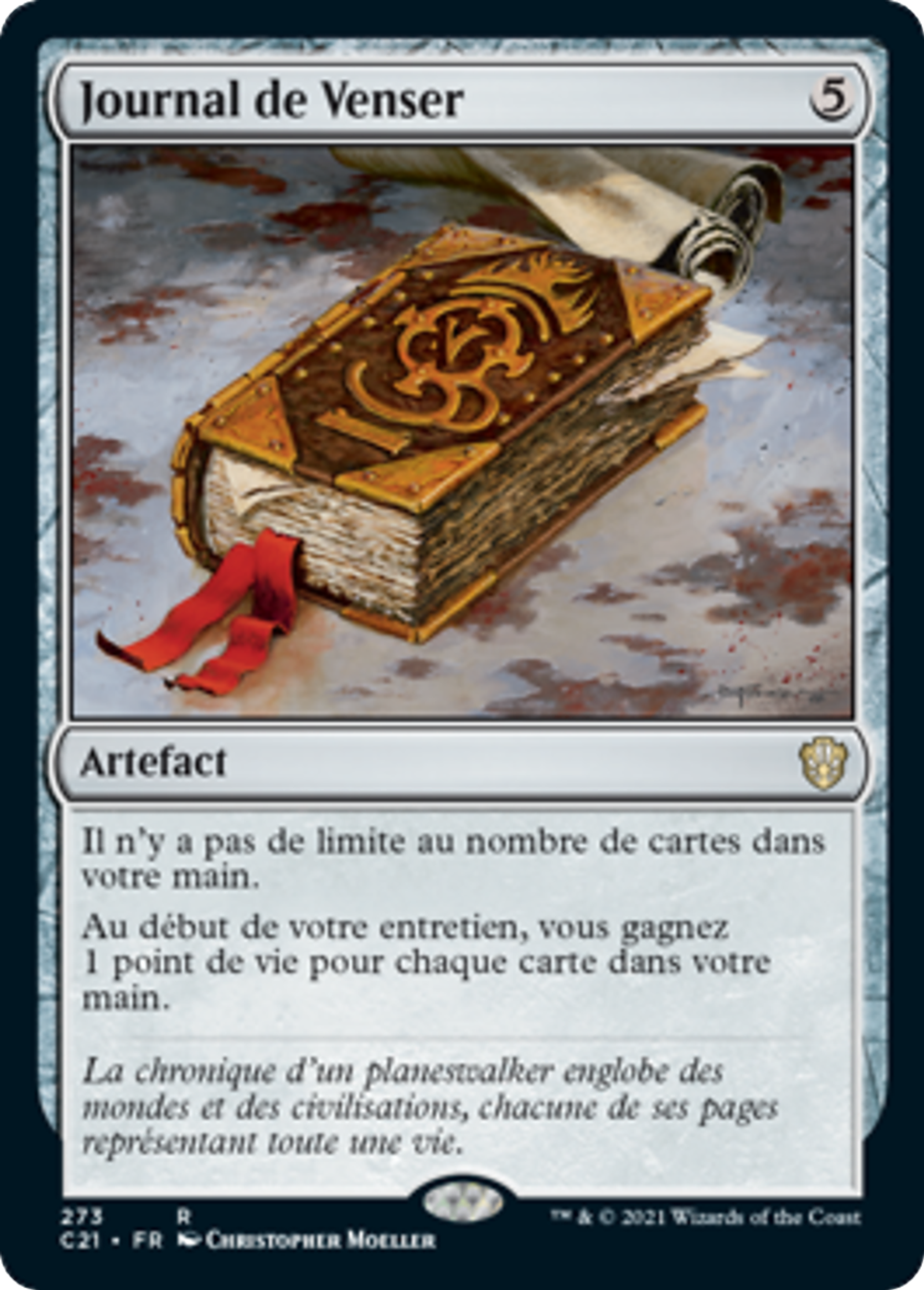 Journal de Venser — Commander 2021 — Magic: The Gathering