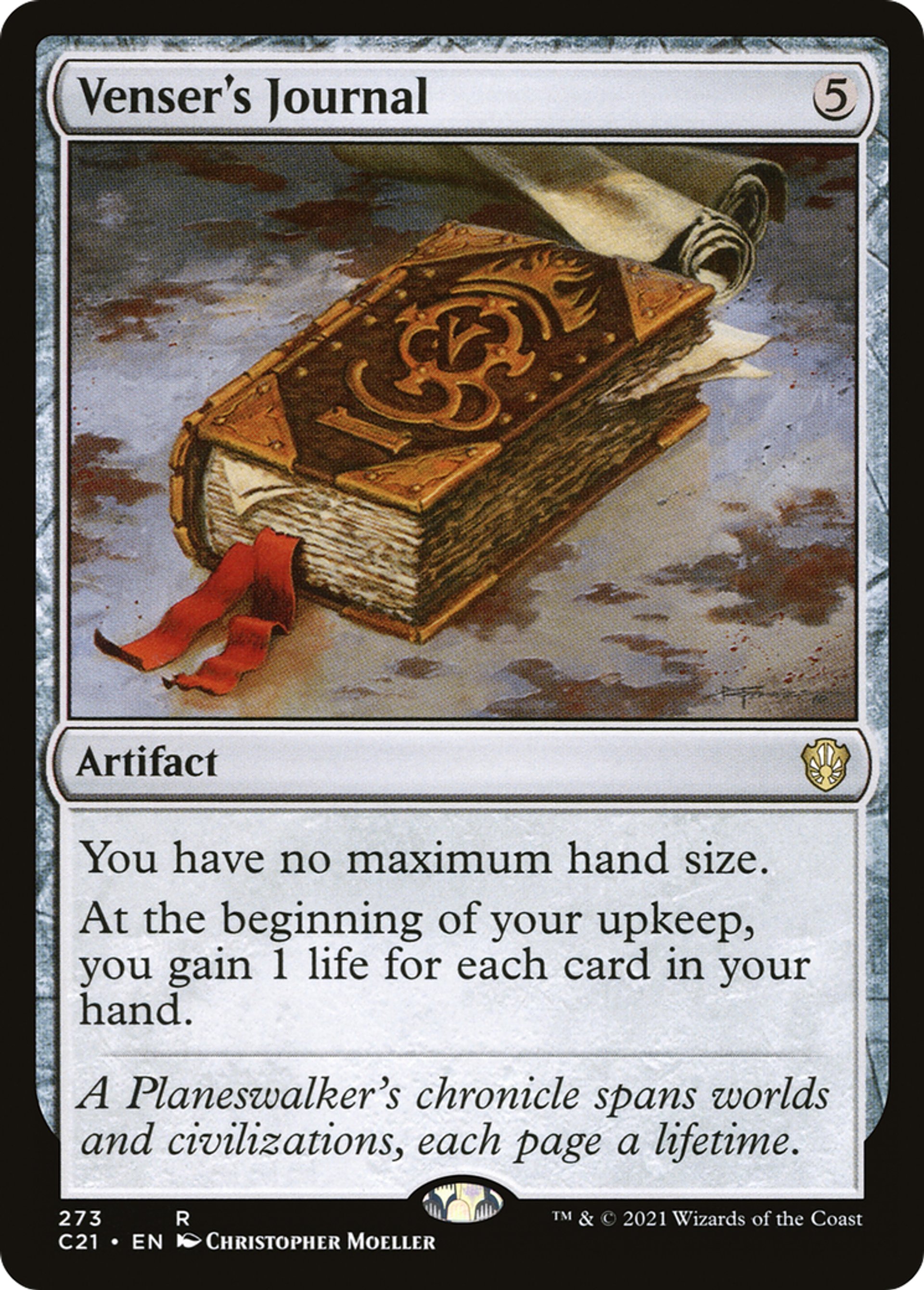 Venser's Journal — Commander 2021 — Magic: The Gathering