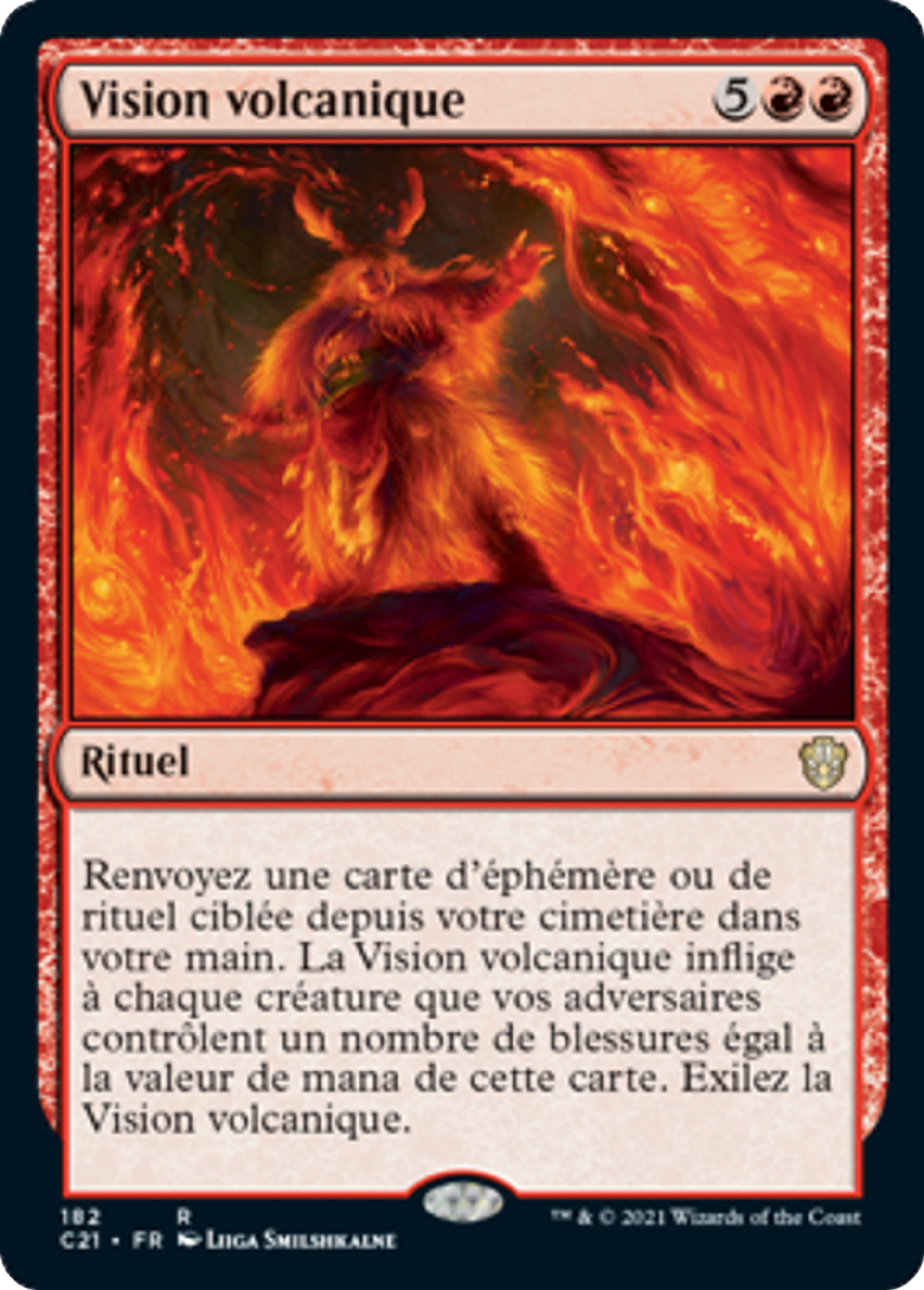 Vision volcanique — Commander 2021 — Magic: The Gathering